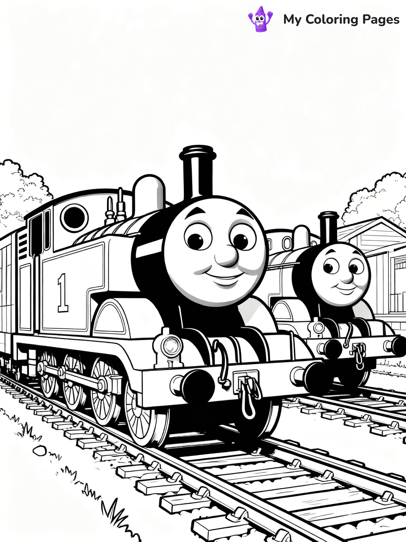 Thomas The Train Coloring Pages - 46