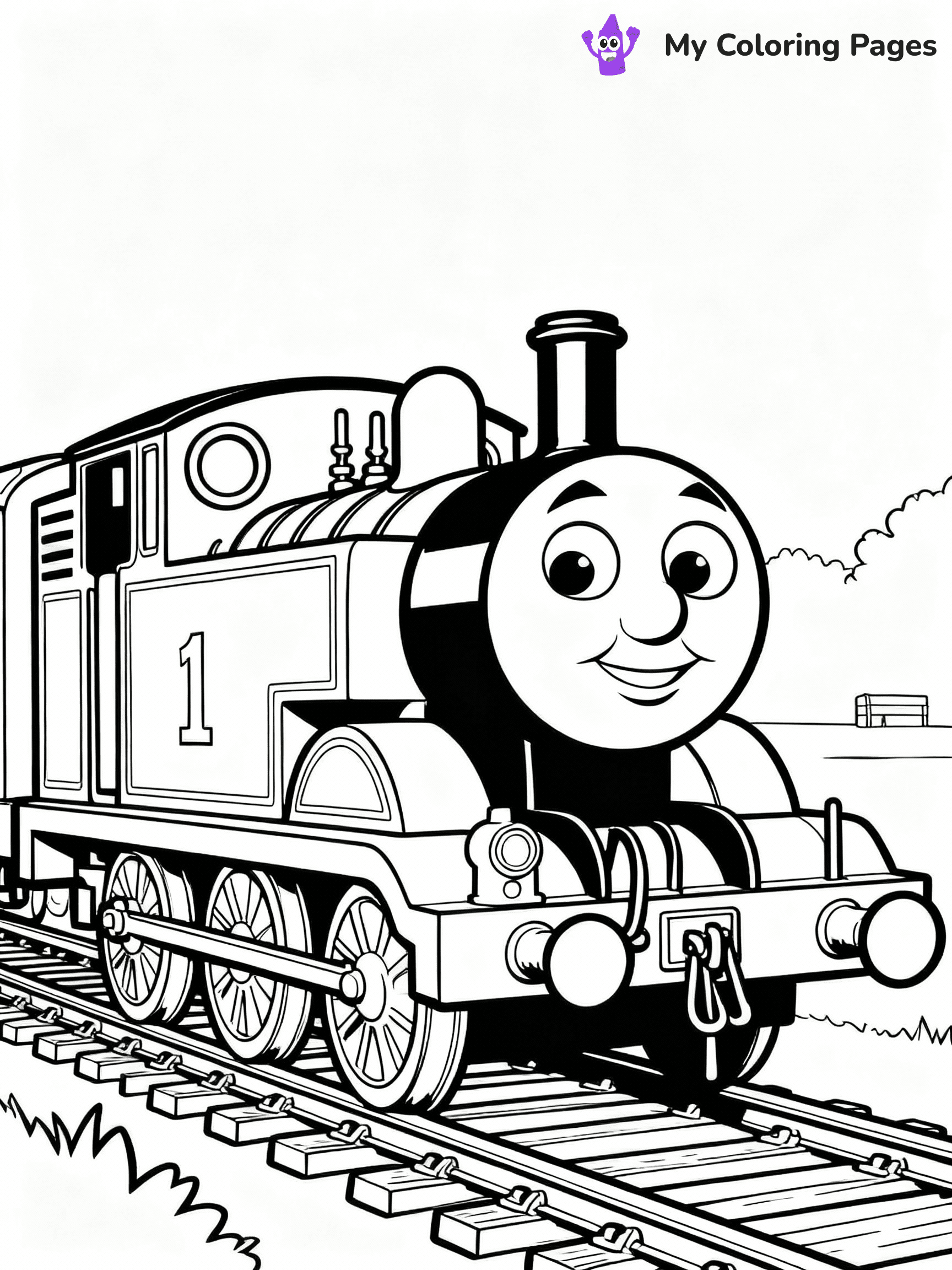 Thomas The Train Coloring Pages - 45