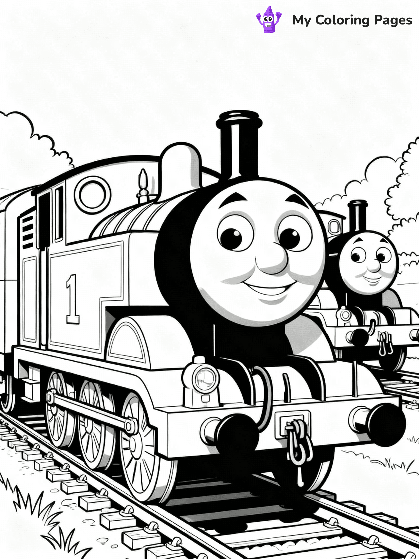 Thomas The Train Coloring Pages - 44