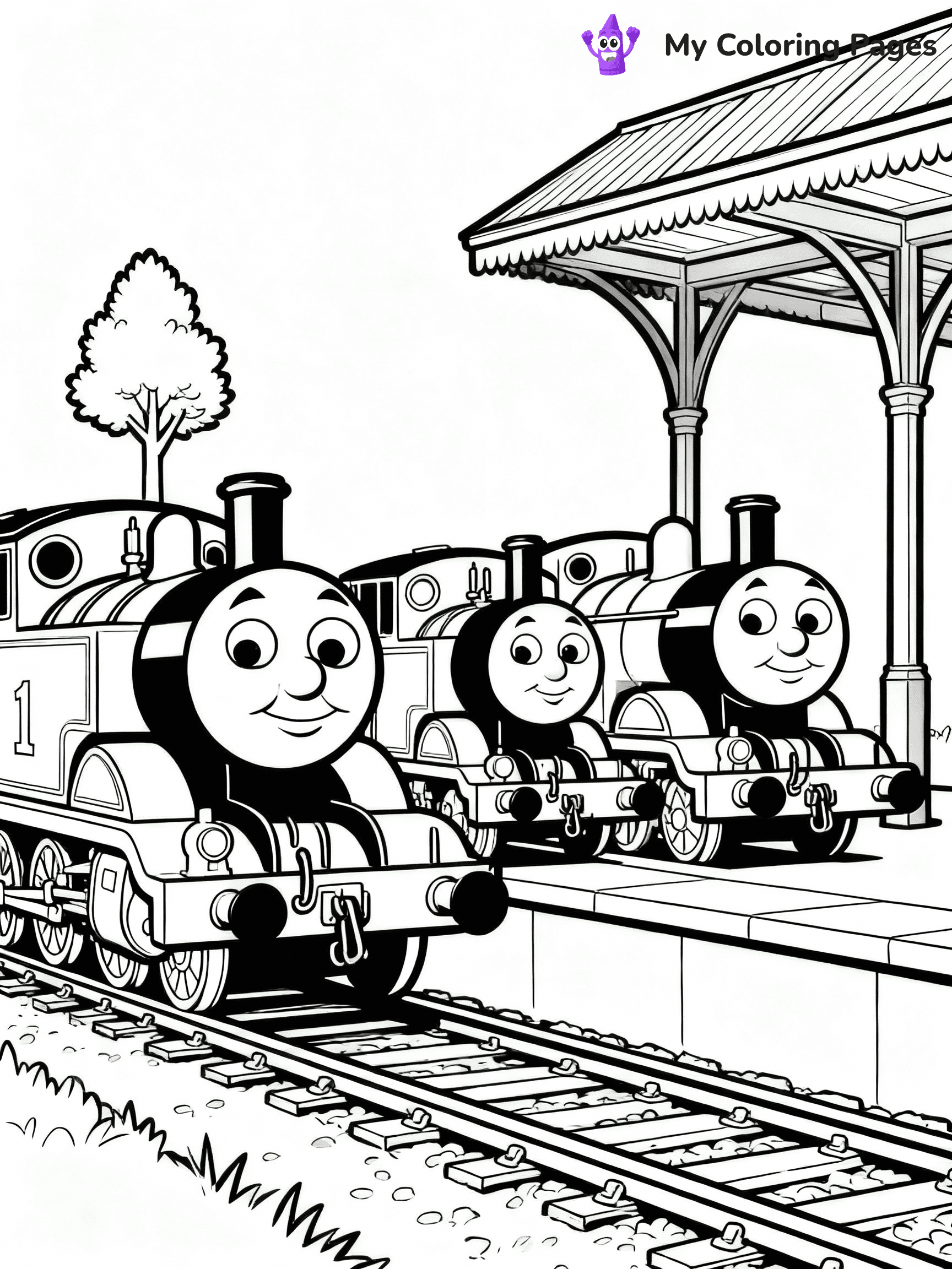 Thomas The Train Coloring Pages - 40
