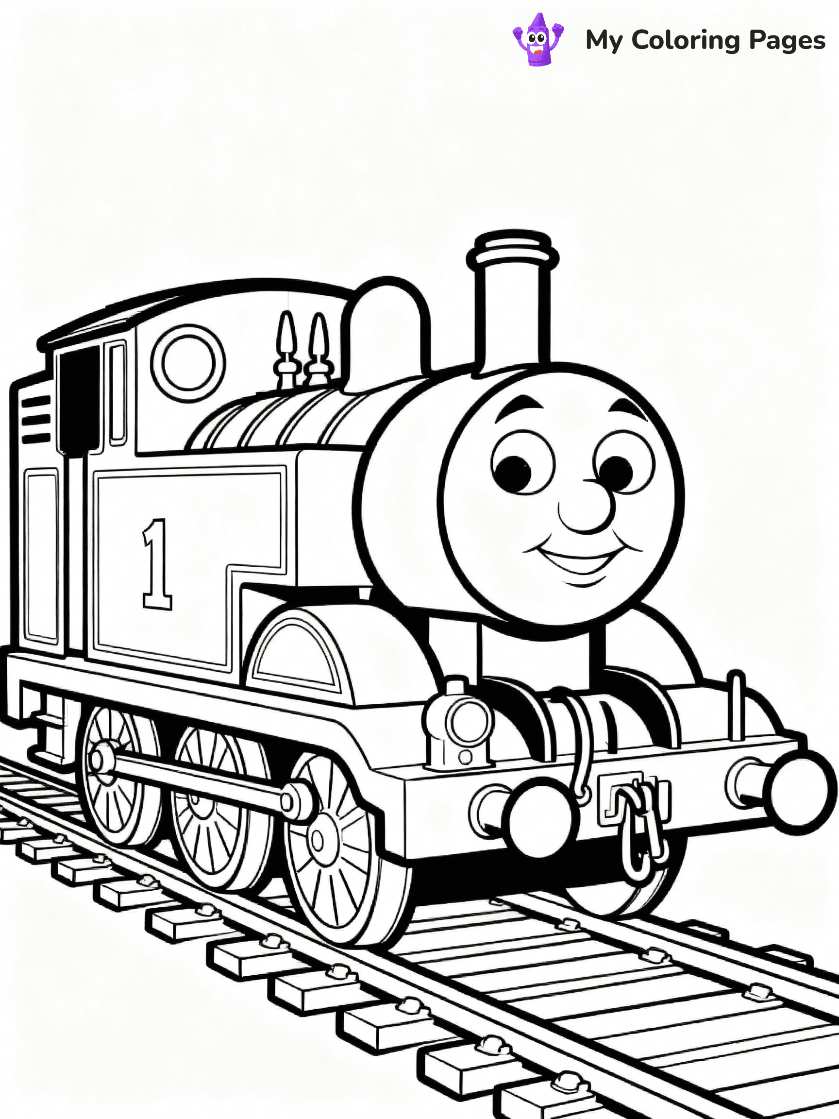 Thomas The Train Coloring Pages - 34