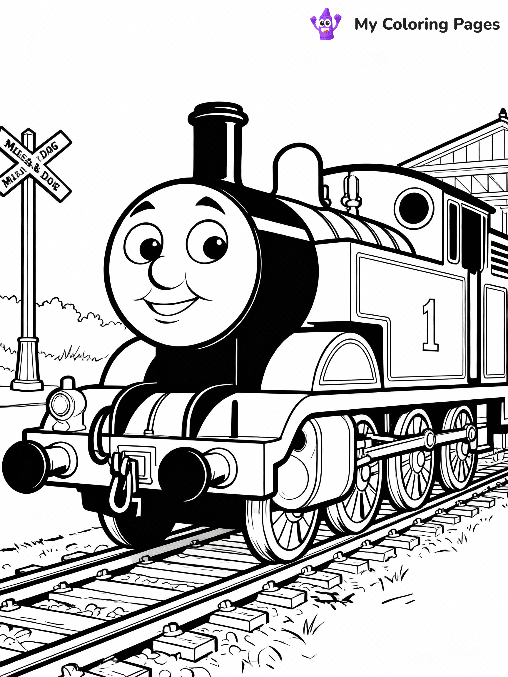 Thomas The Train Coloring Pages - 32