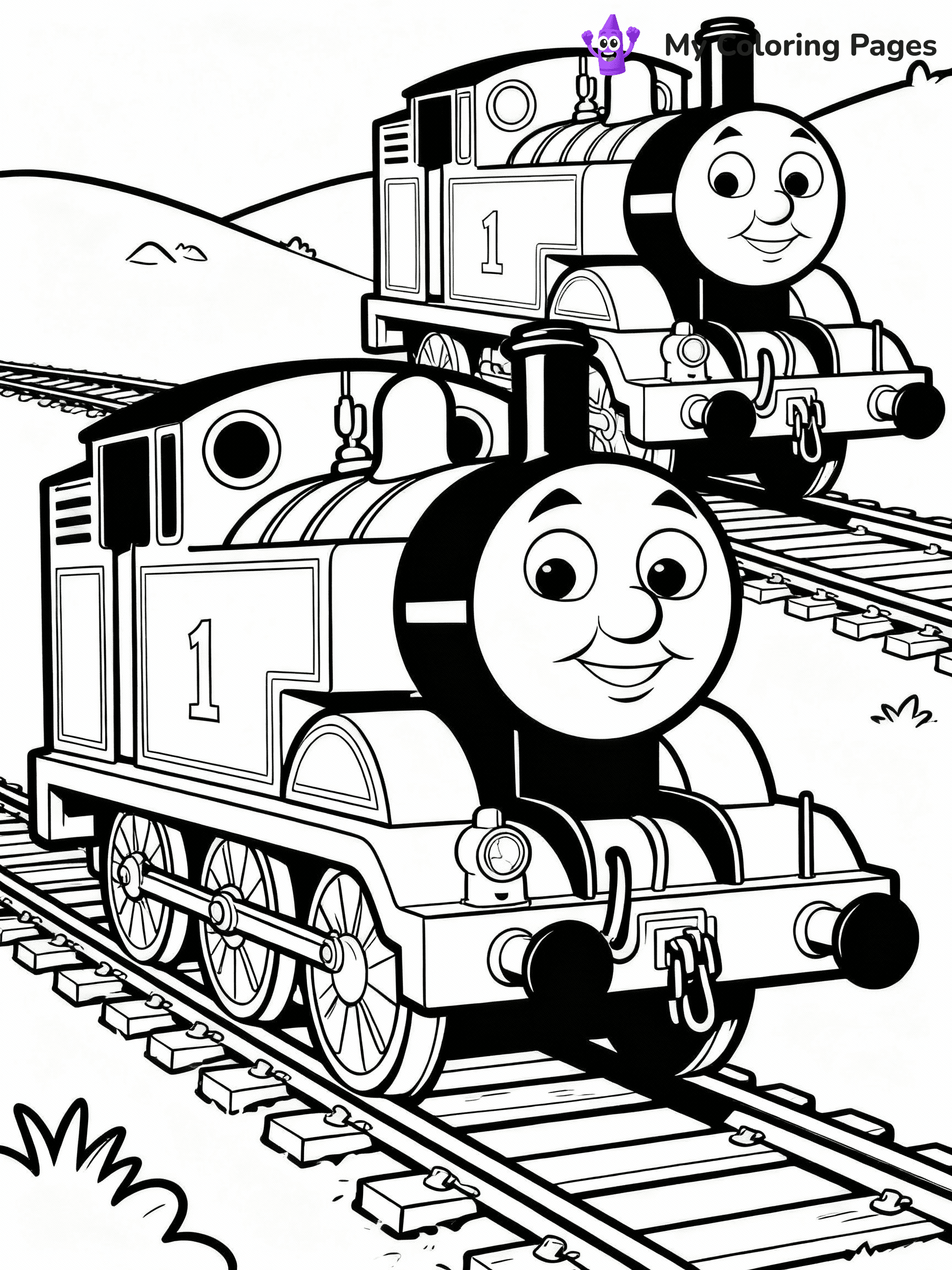 Thomas The Train Coloring Pages - 28