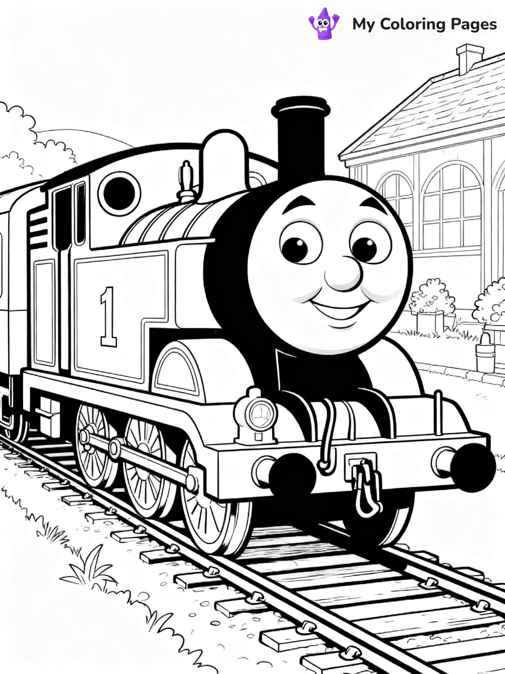 Thomas The Train Coloring Pages - 27