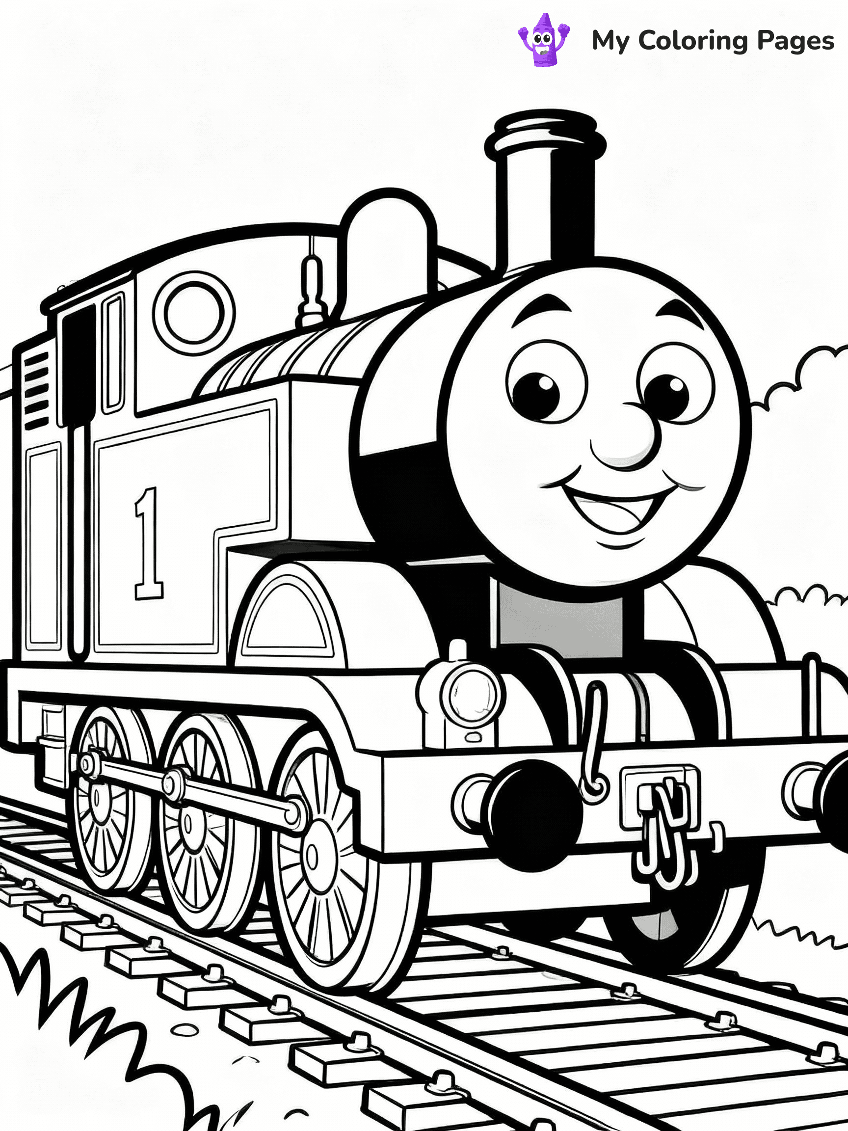 Thomas The Train Coloring Pages - 22