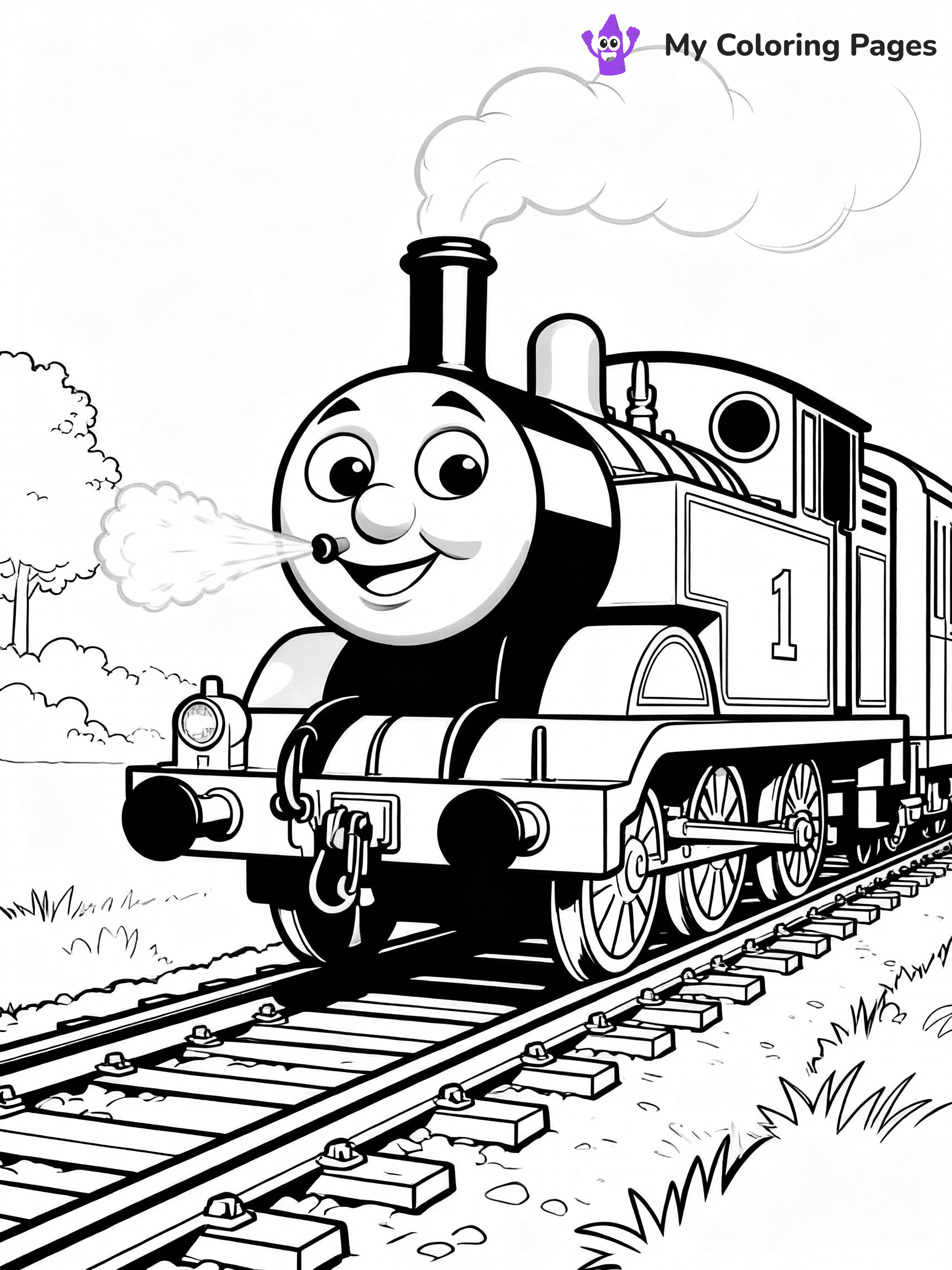 Thomas The Train Coloring Pages - 17