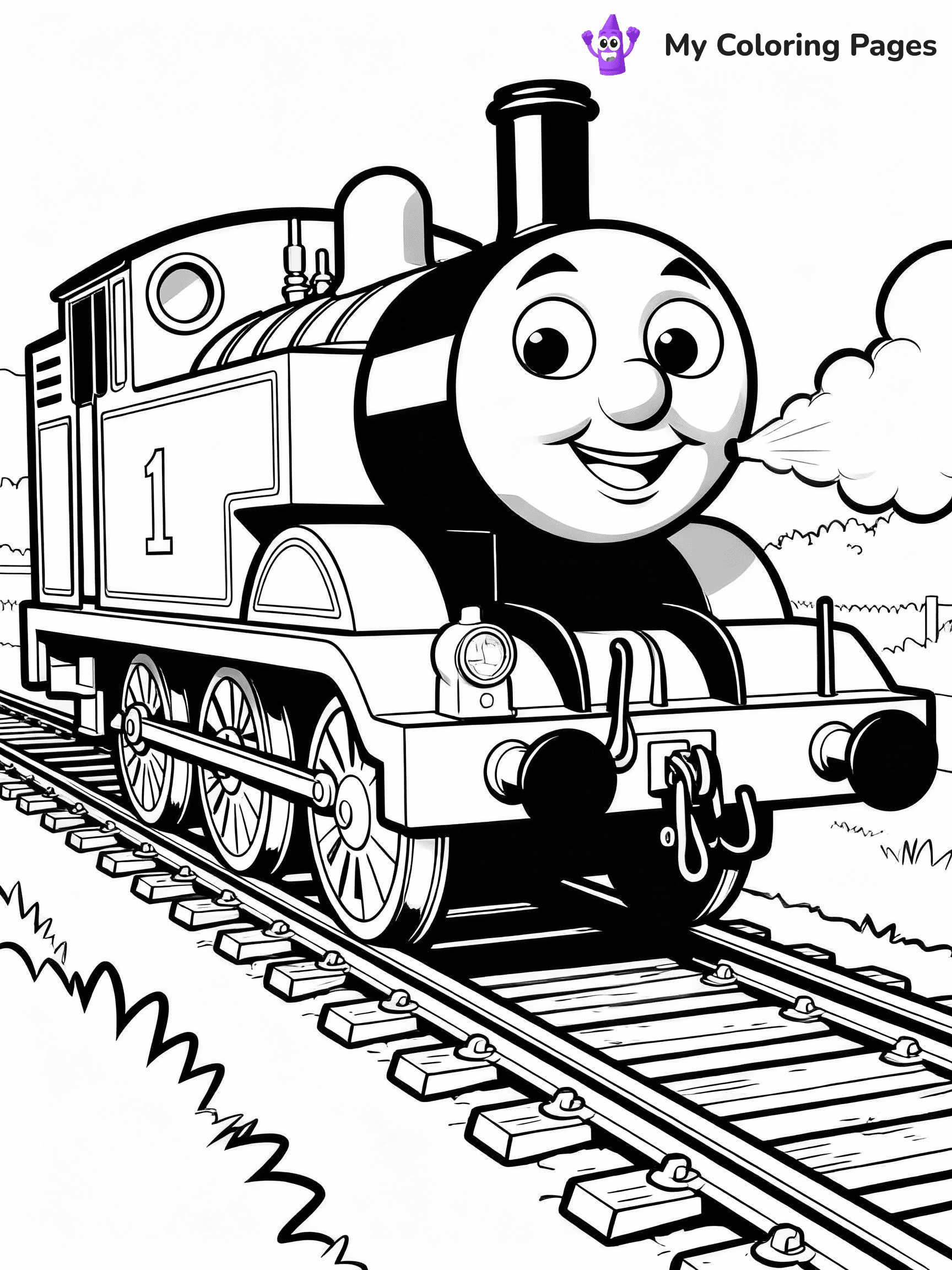 Thomas The Train Coloring Pages - 13