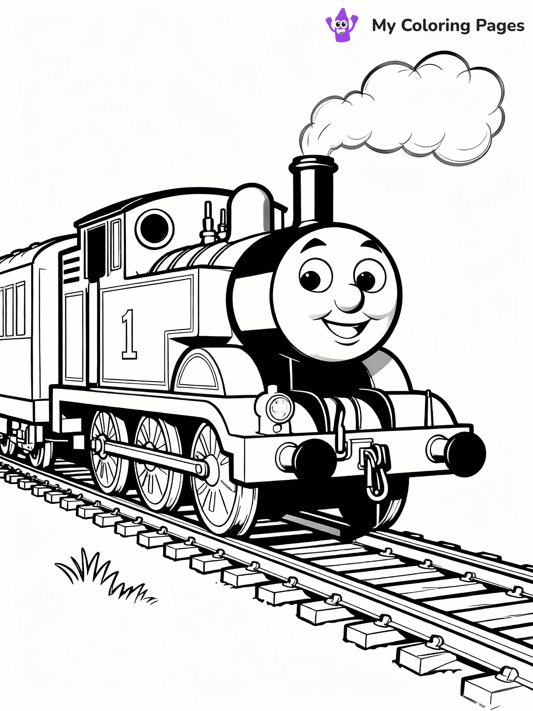 Thomas The Train Coloring Pages - 4