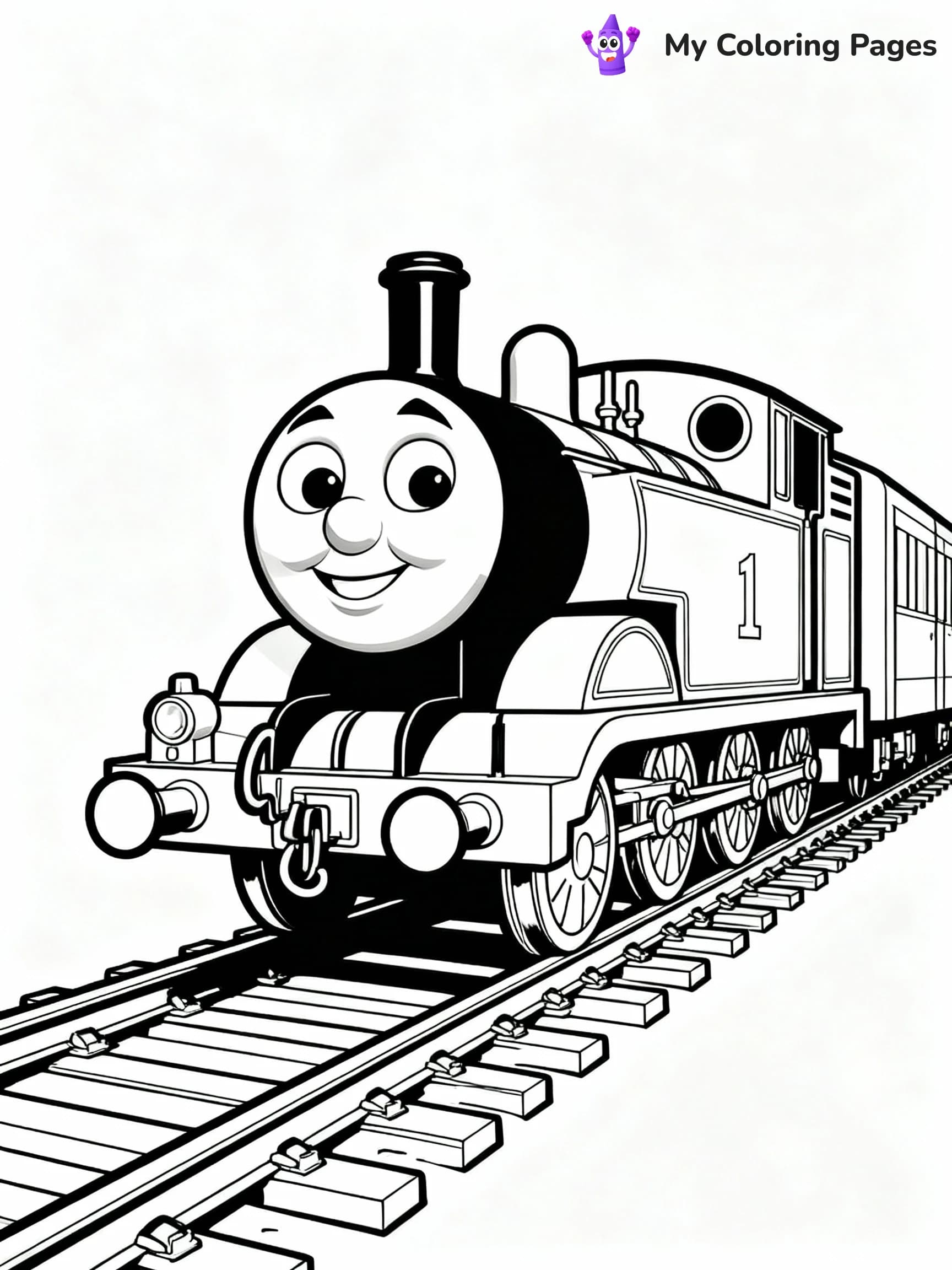 Thomas The Train Coloring Pages - 3