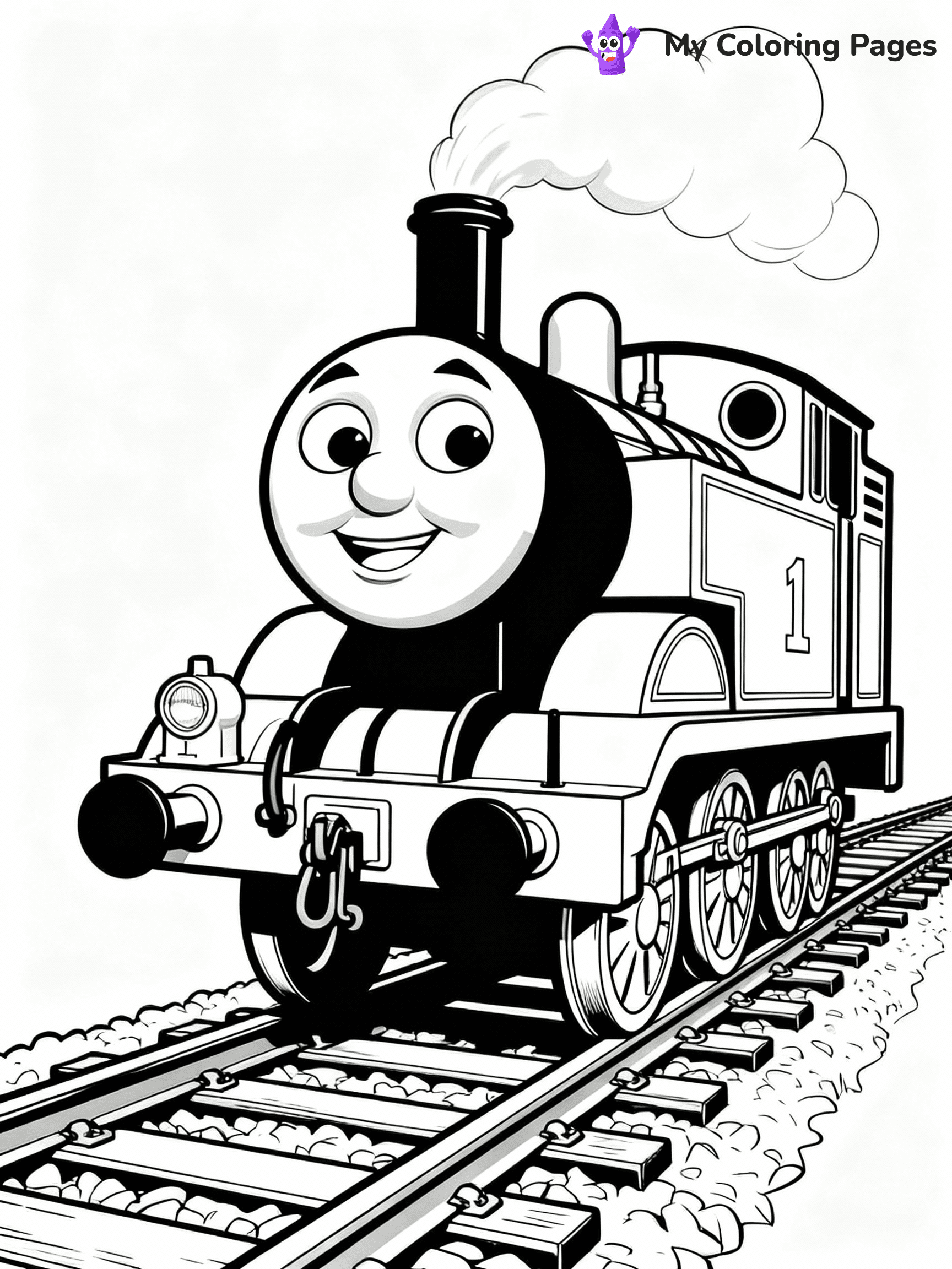Thomas The Train Coloring Pages - 1