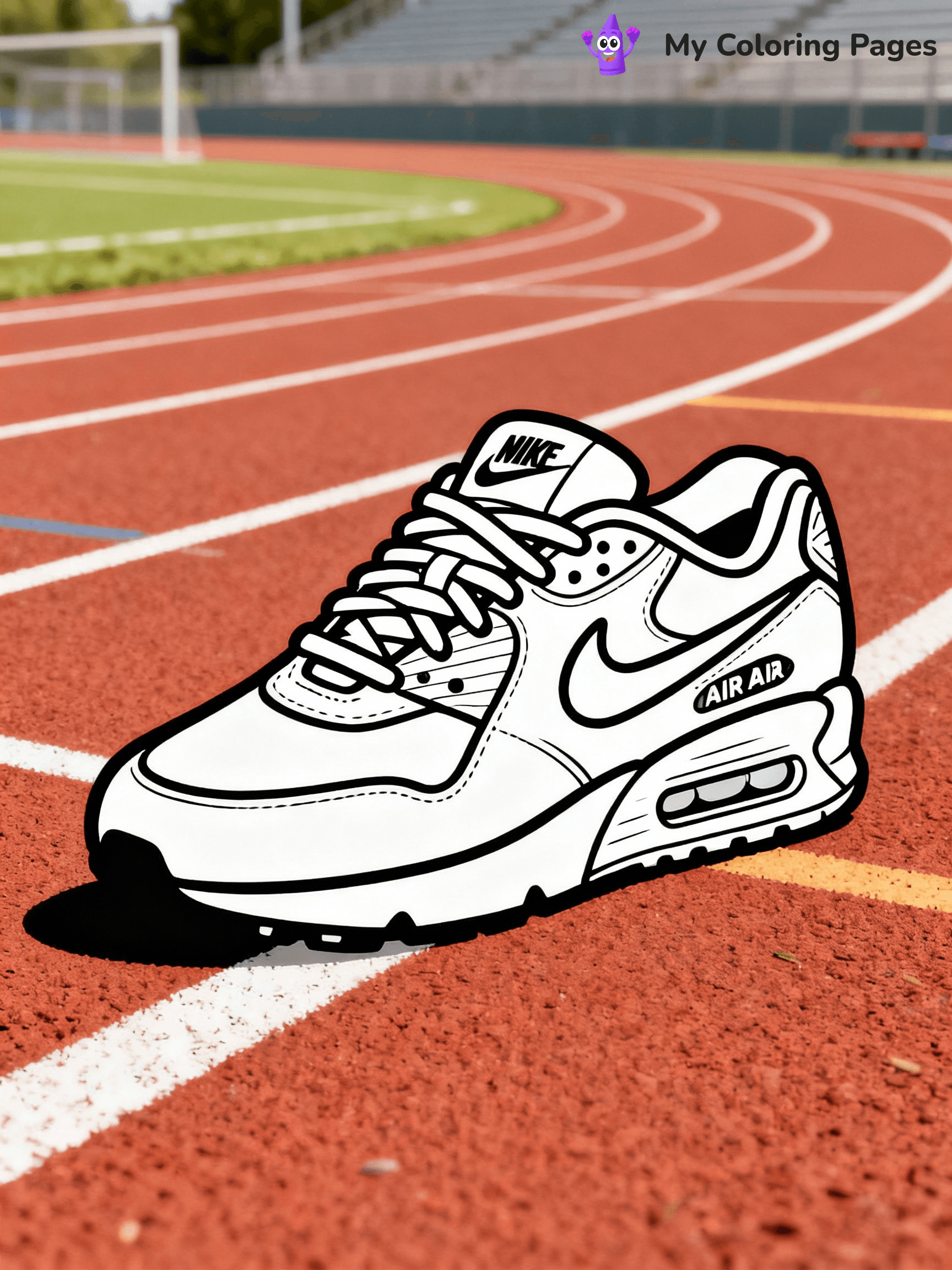 Nike Shoe Coloring Pages - 23