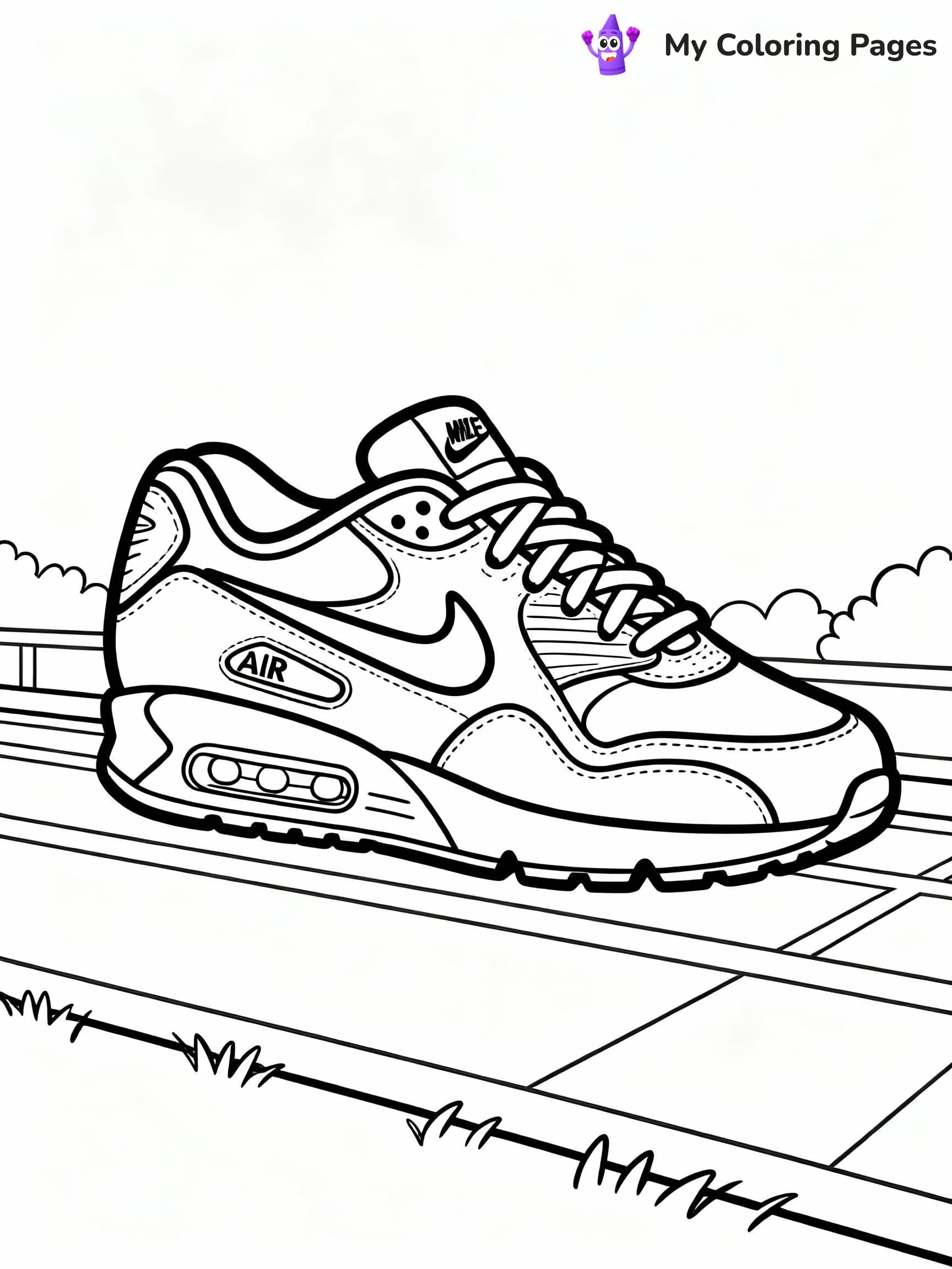 Nike Shoe Coloring Pages - 22