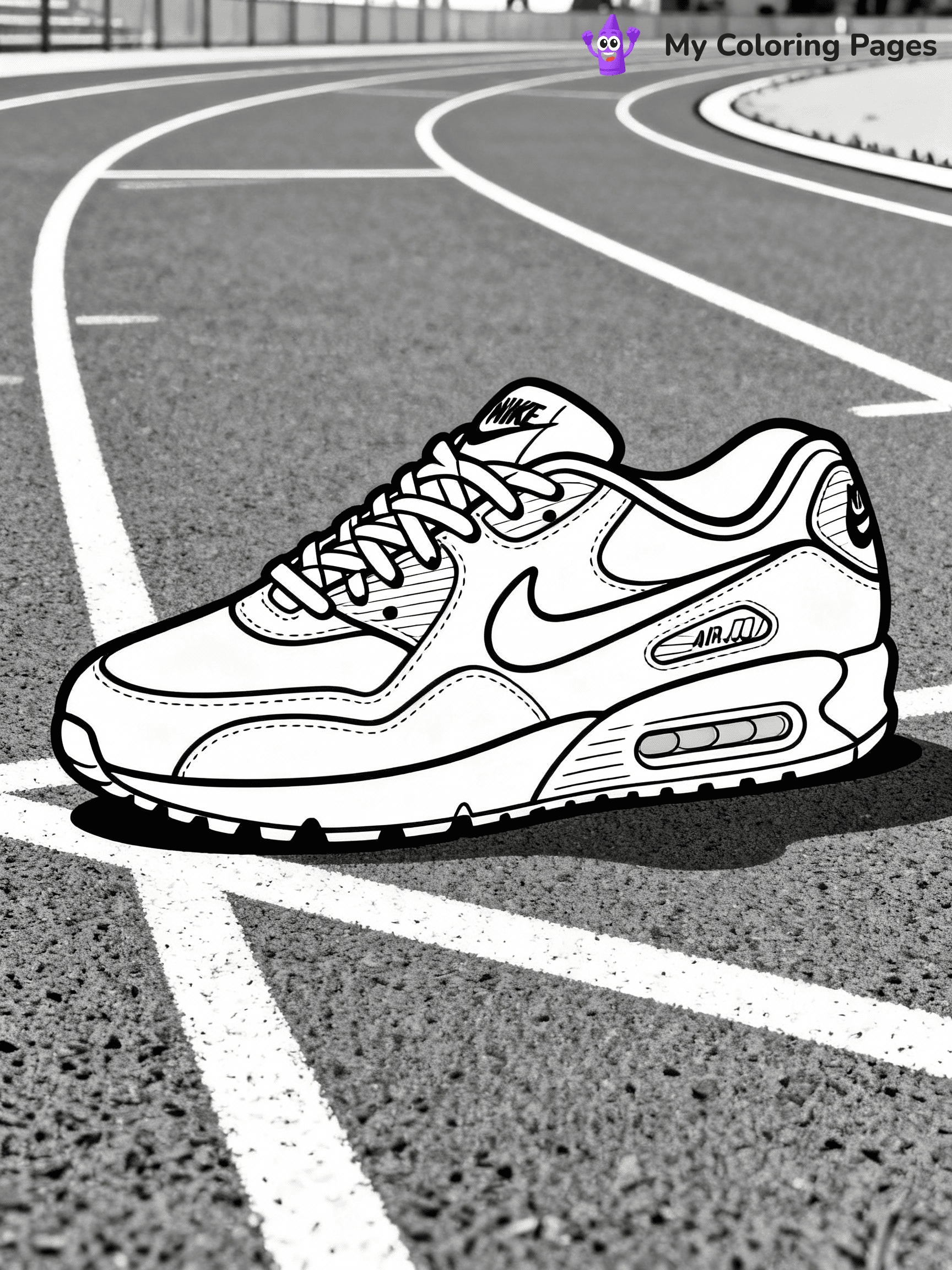 Nike Shoe Coloring Pages - 21