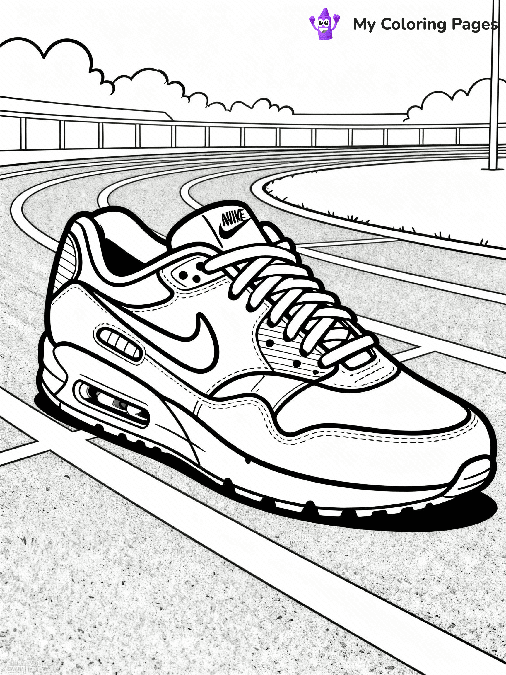 Nike Shoe Coloring Pages - 20