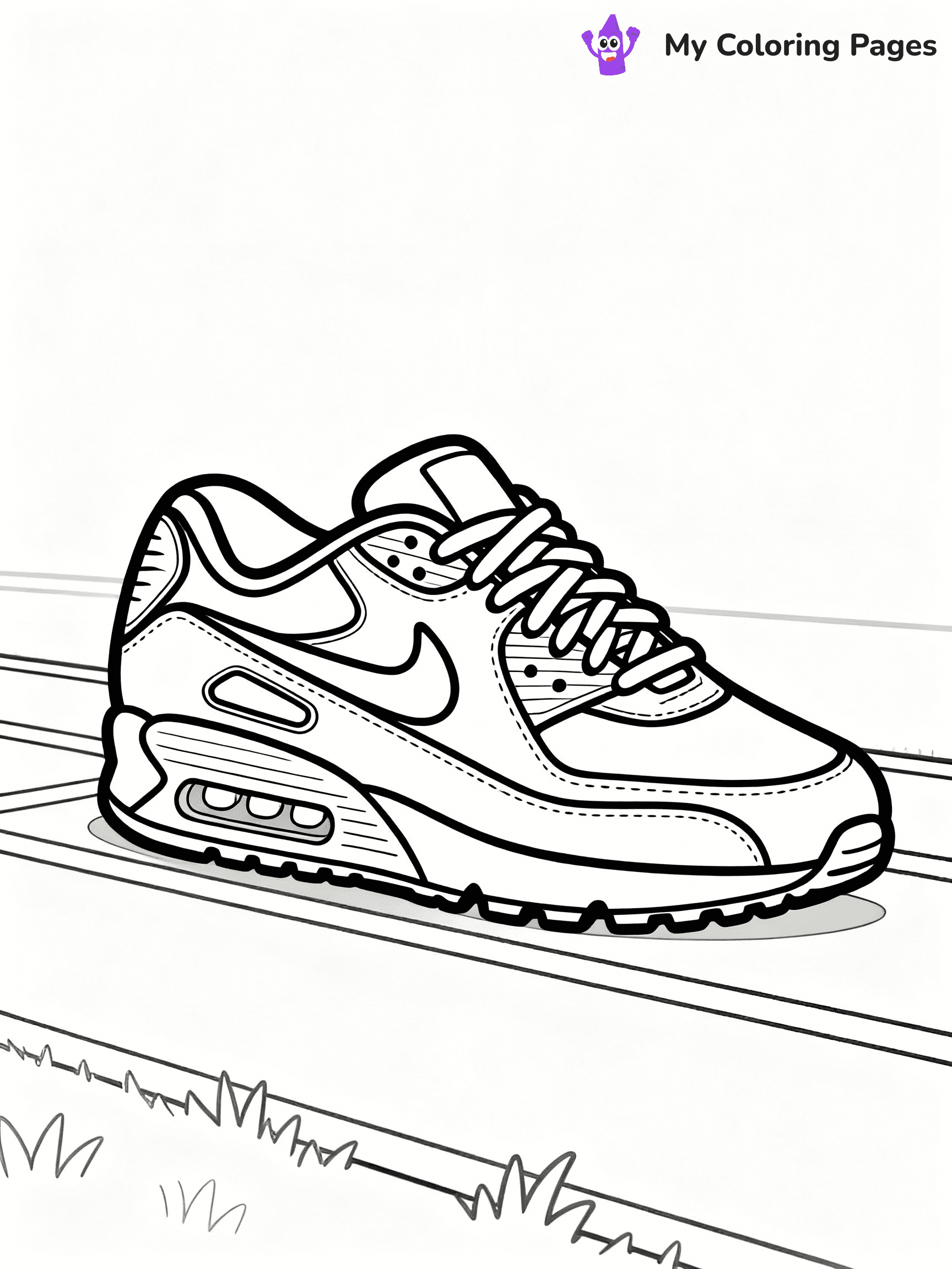 Nike Shoe Coloring Pages - 19