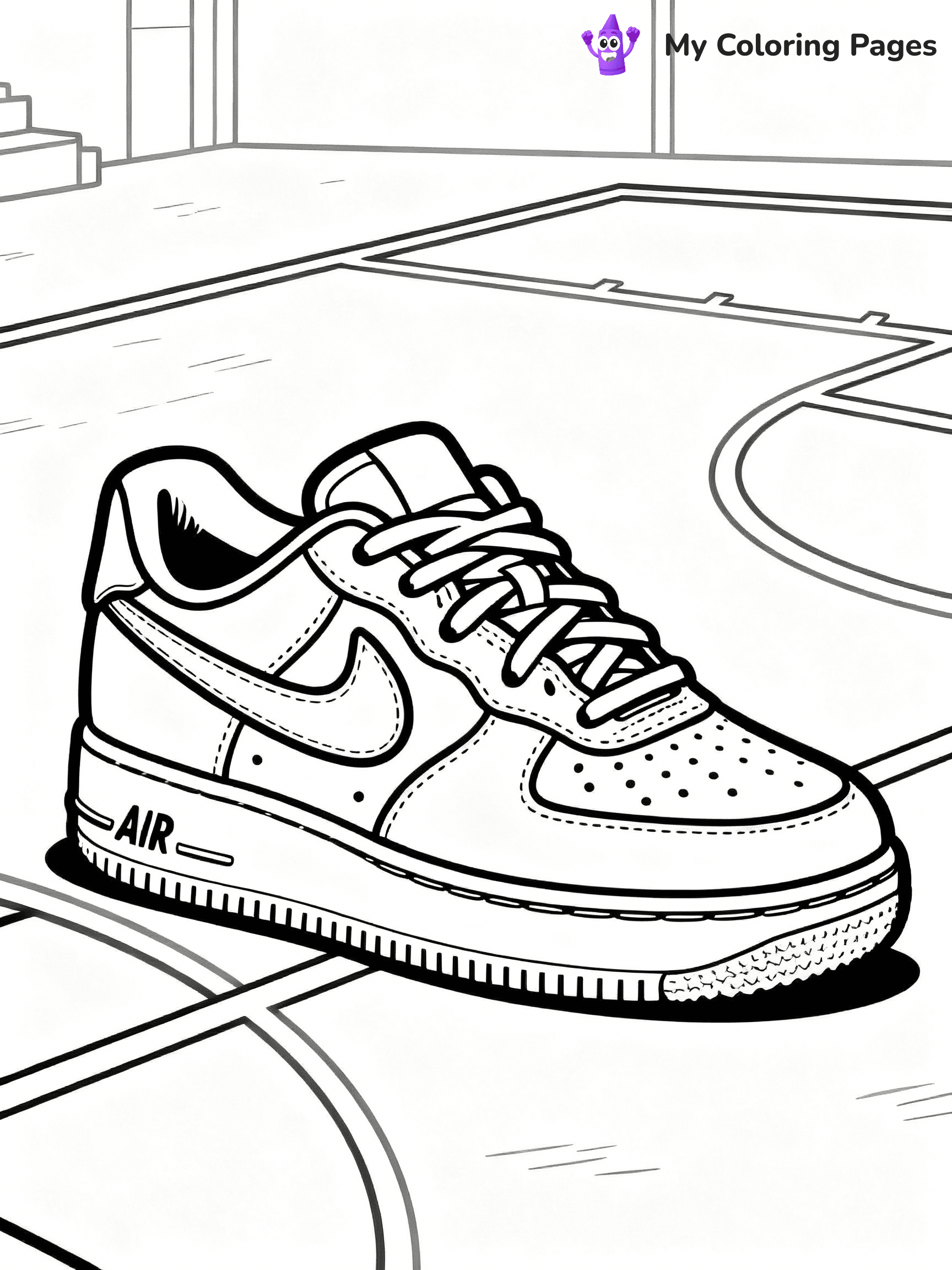 Nike Shoe Coloring Pages - 13