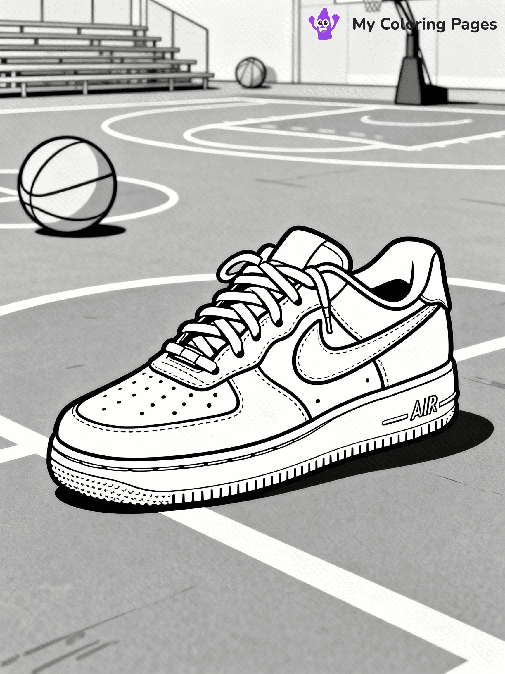 Nike Shoe Coloring Pages - 11