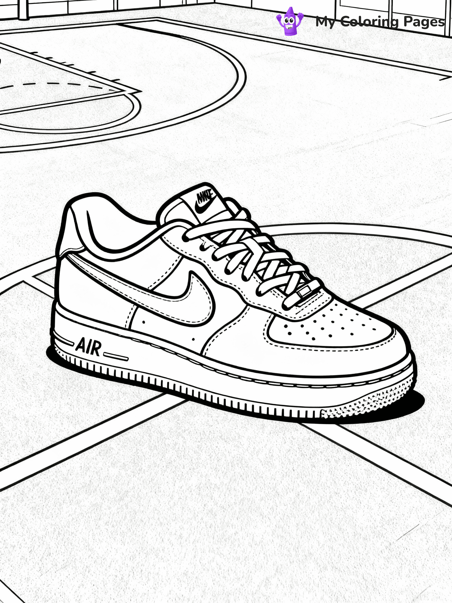 Nike Shoe Coloring Pages - 8