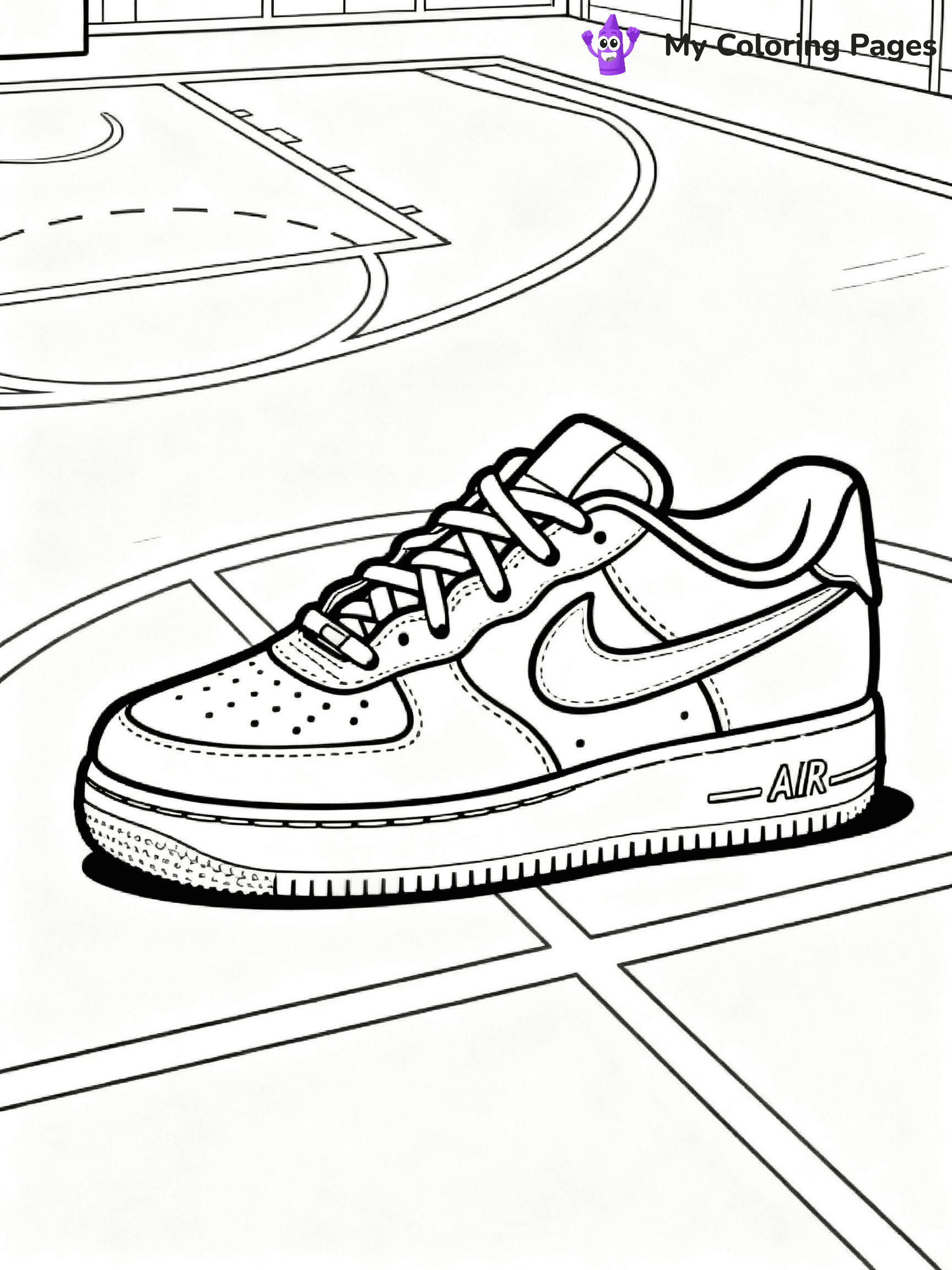 Nike Shoe Coloring Pages - 5