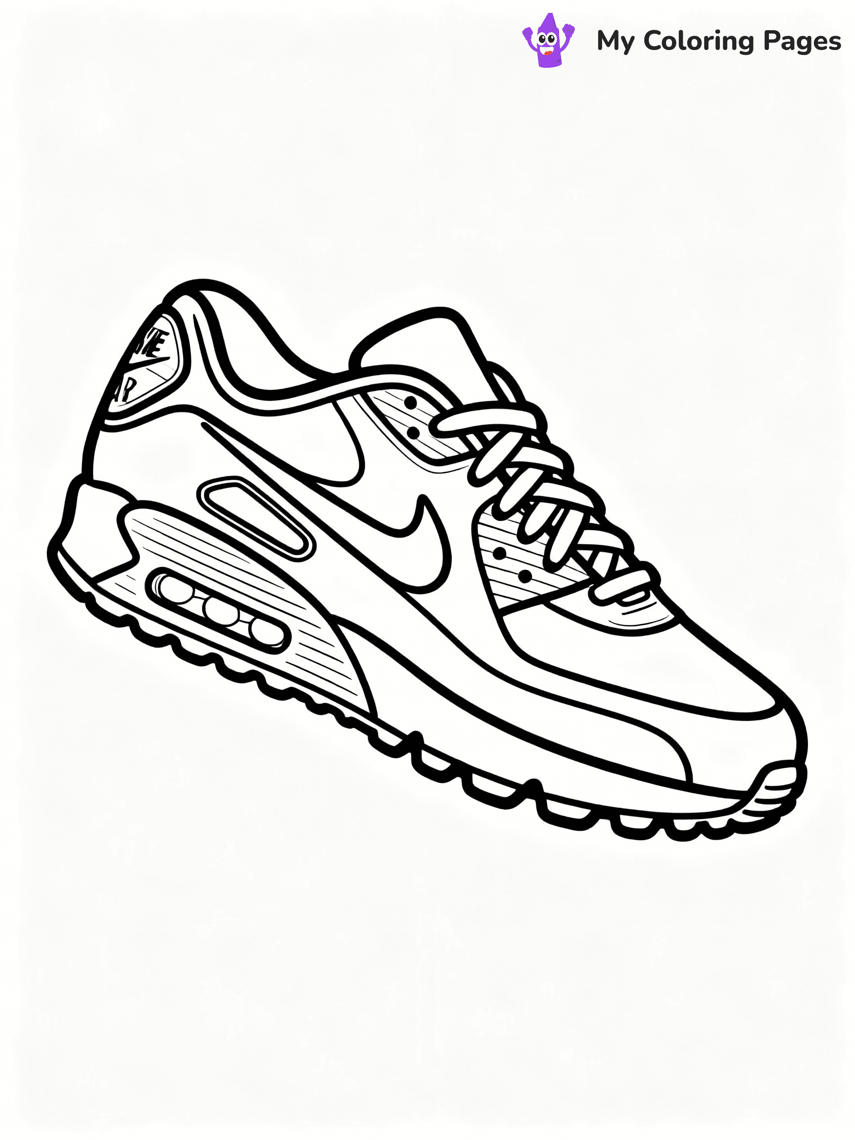 Nike Shoe Coloring Pages - 3