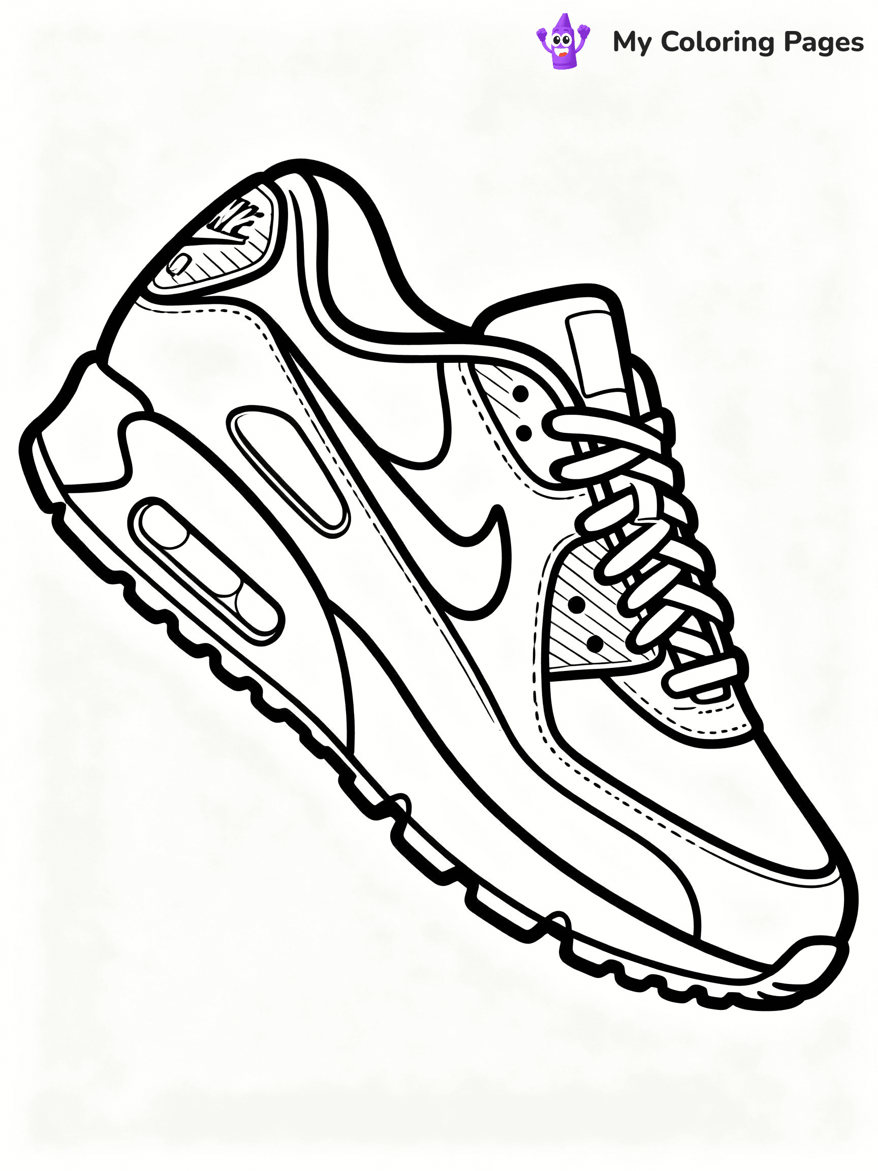 Nike Shoe Coloring Pages - 2