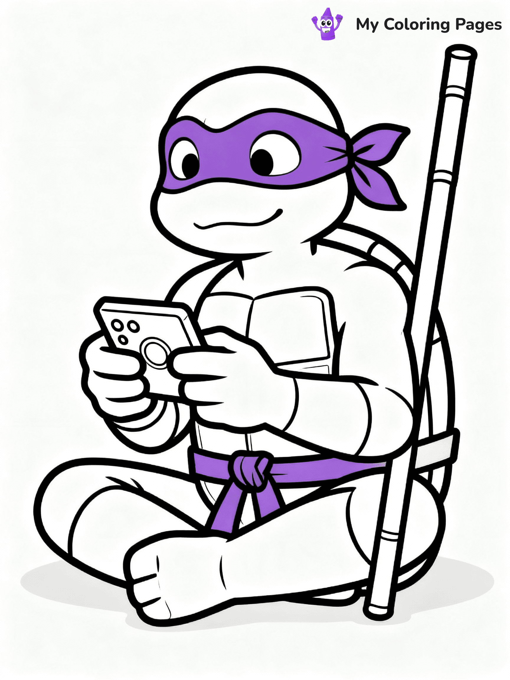 Ninja Turtle Coloring Pages - 35