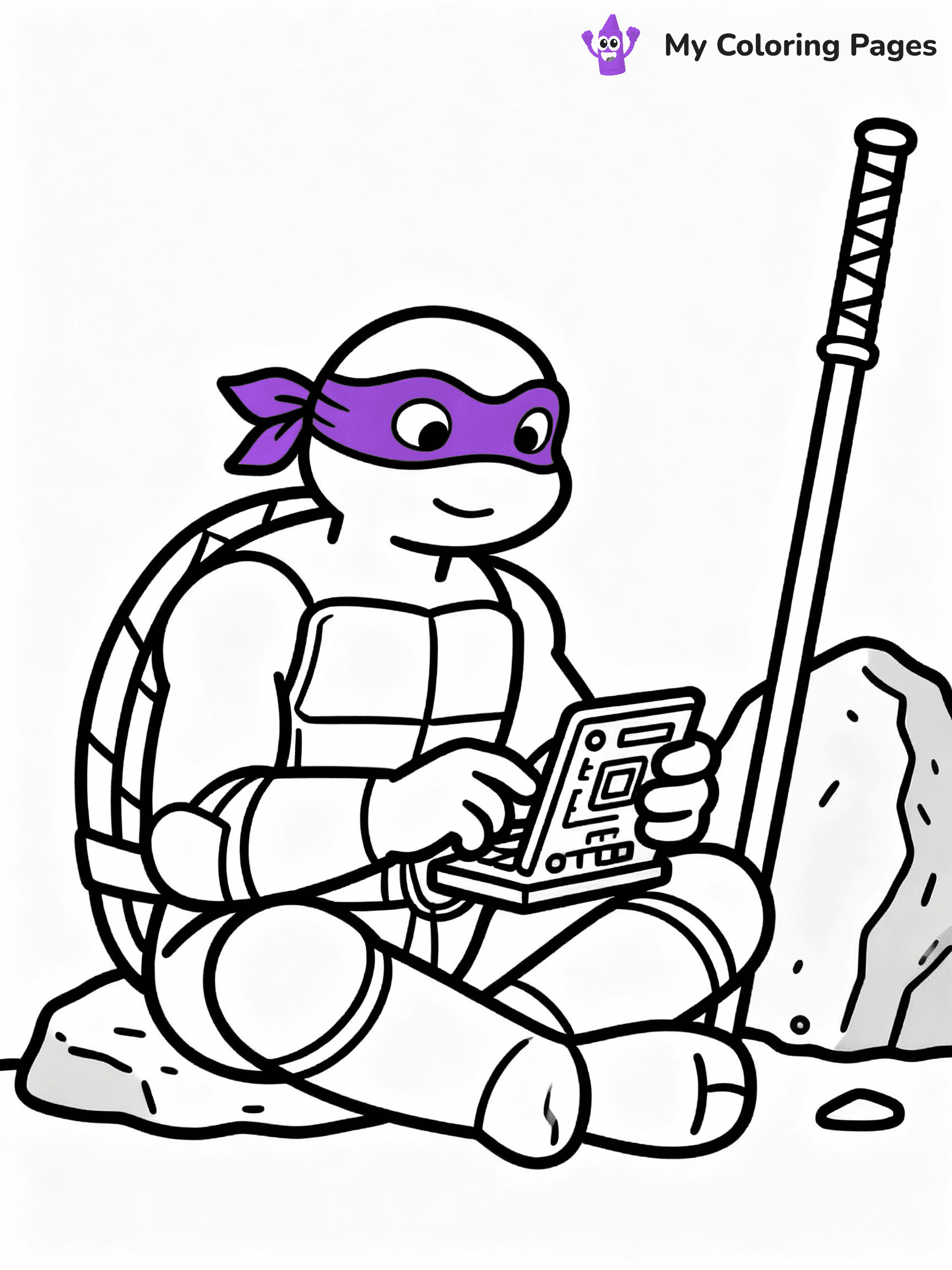 Ninja Turtle Coloring Pages - 31