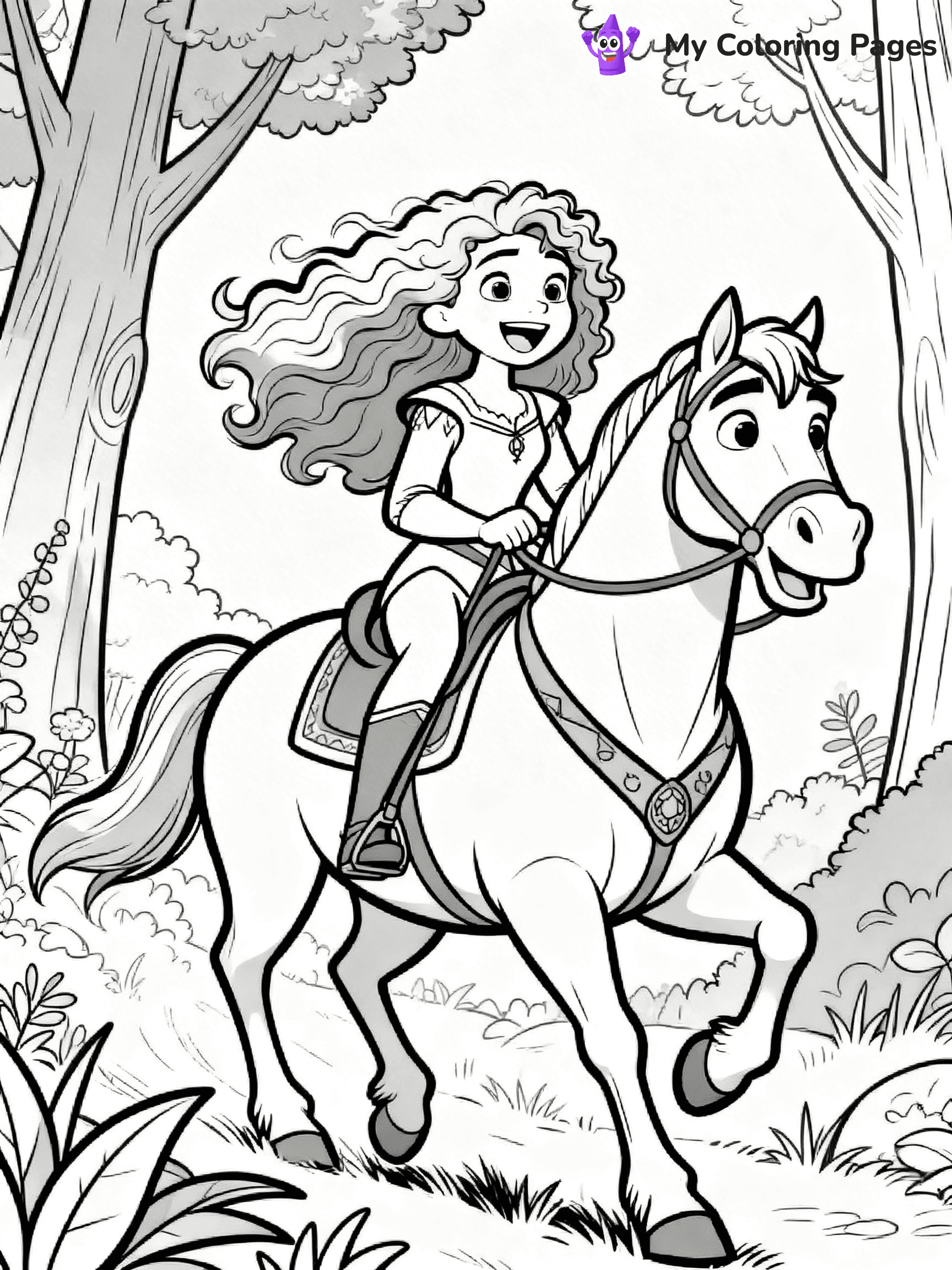 Brave Coloring Pages - 54