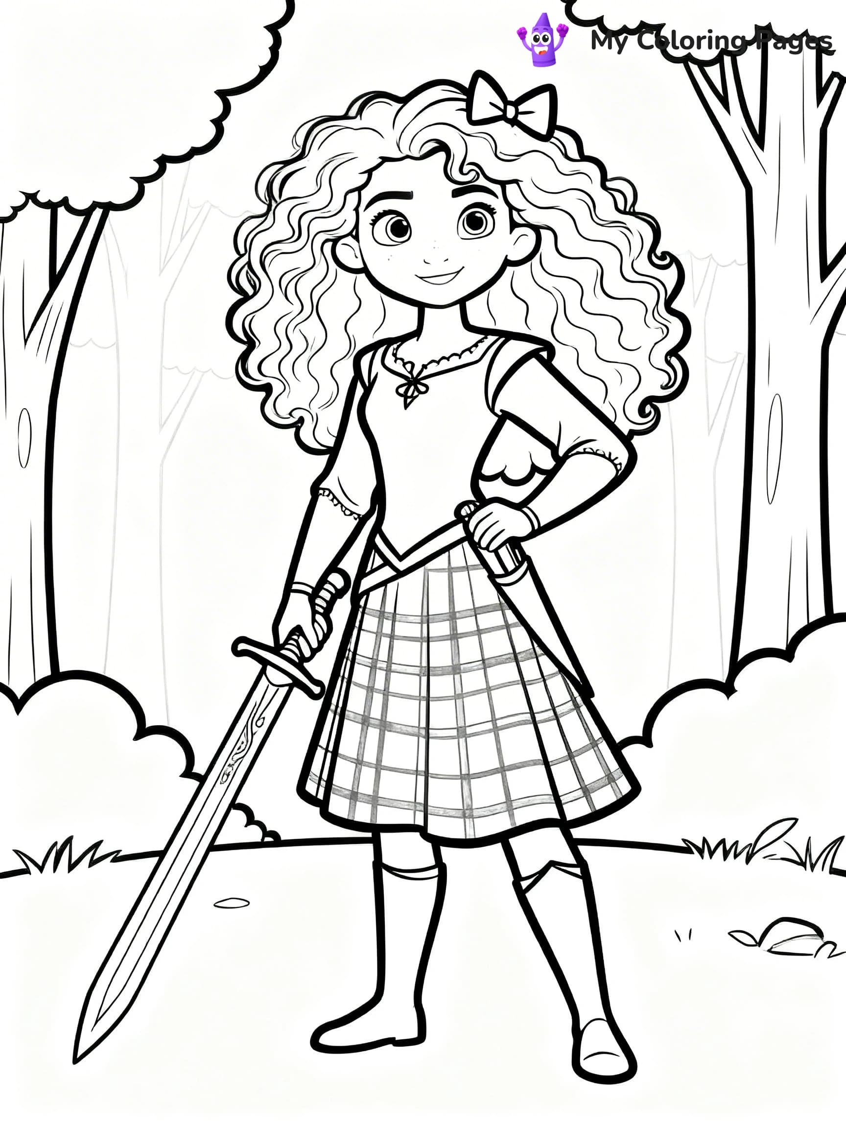 Brave Coloring Pages - 19