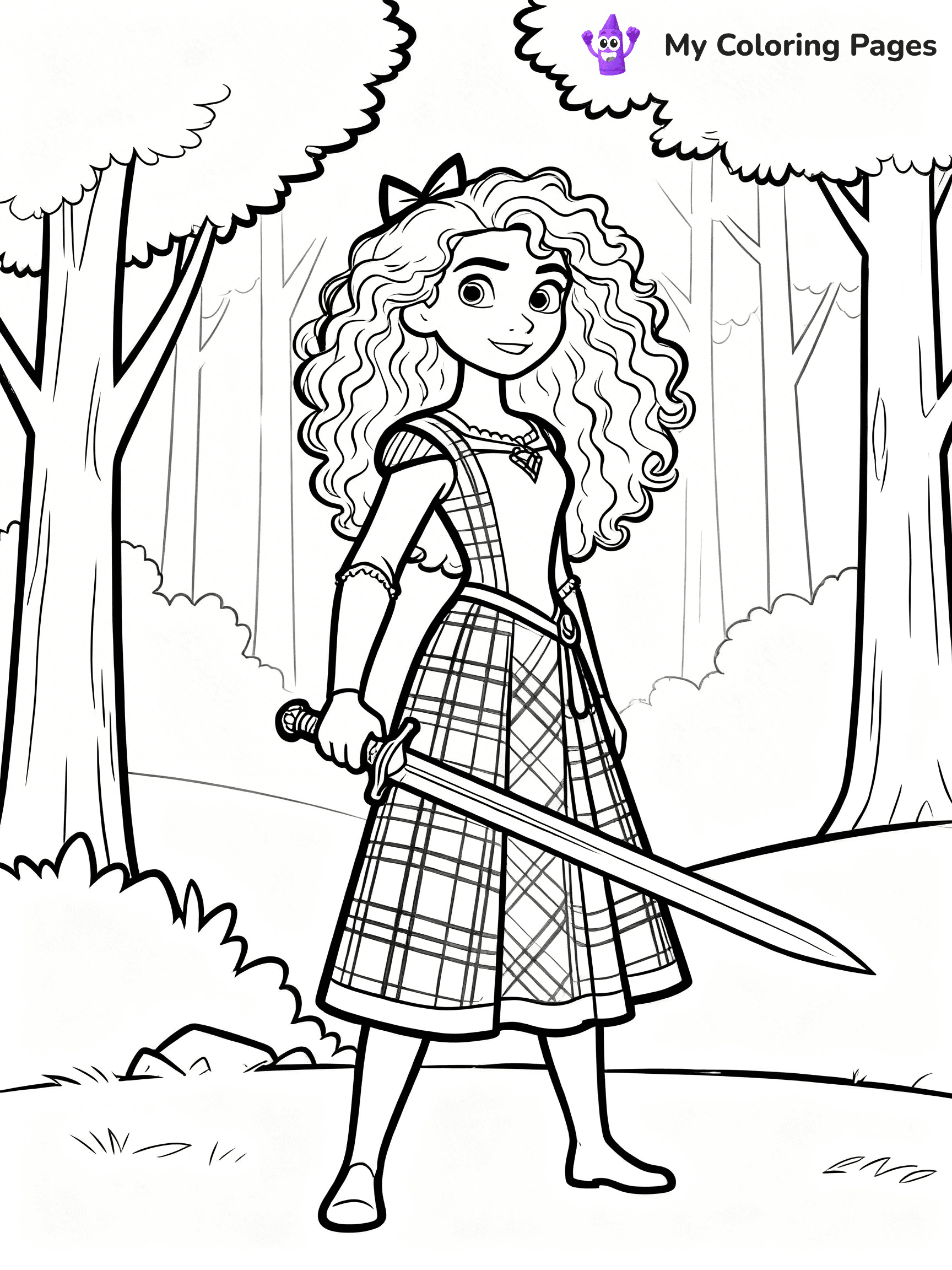 Brave Coloring Pages - 18