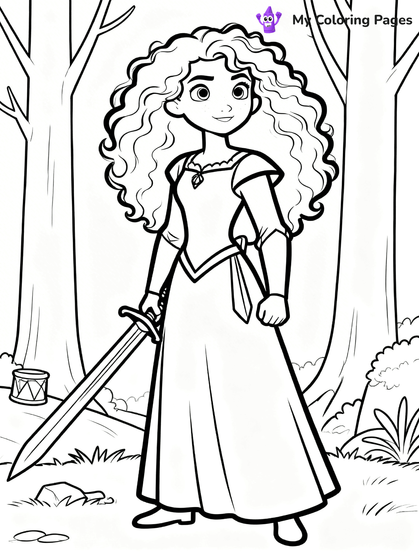 Brave Coloring Pages - 17