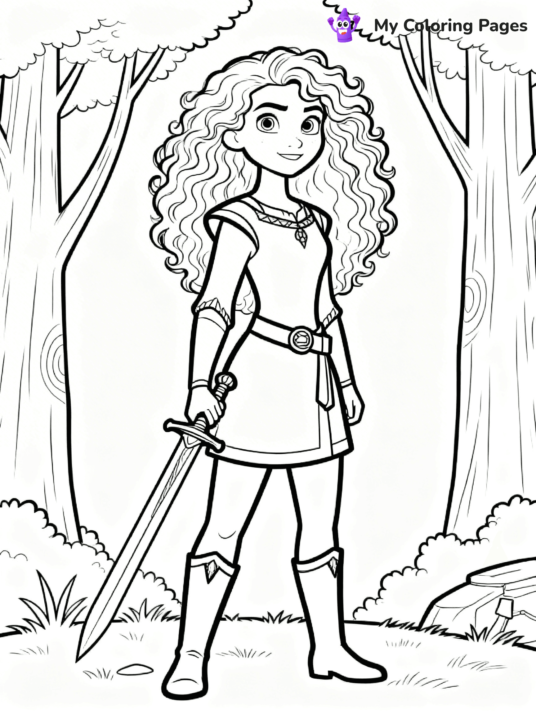 Brave Coloring Pages - 15