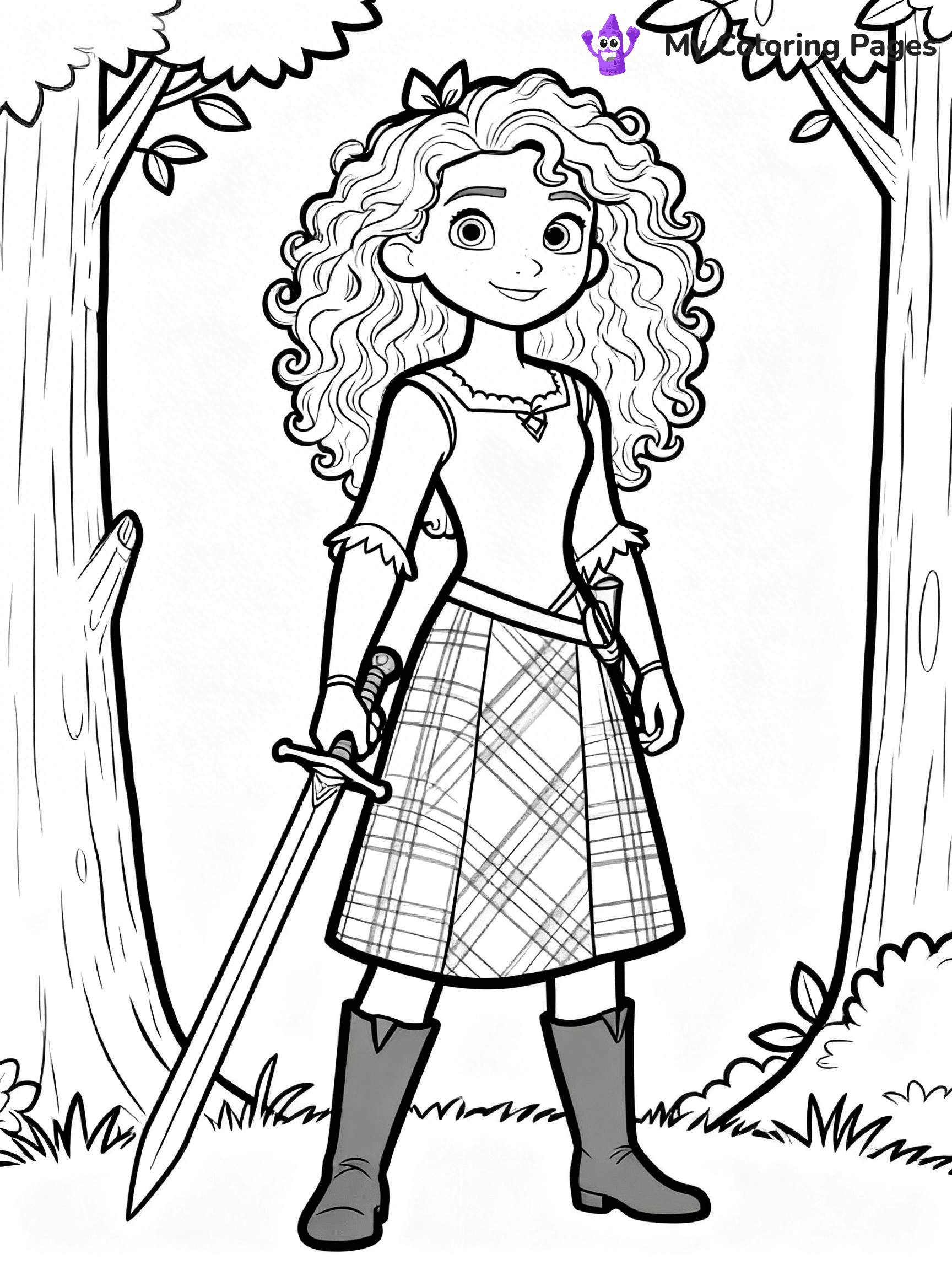 Brave Coloring Pages - 14
