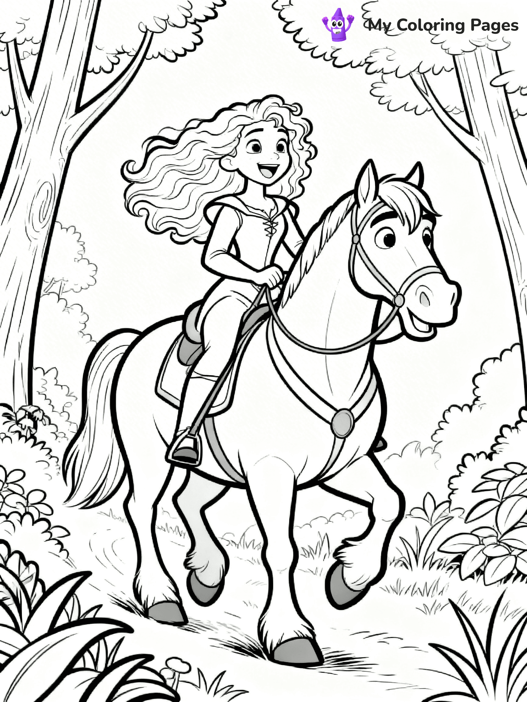 Brave Coloring Pages - 5