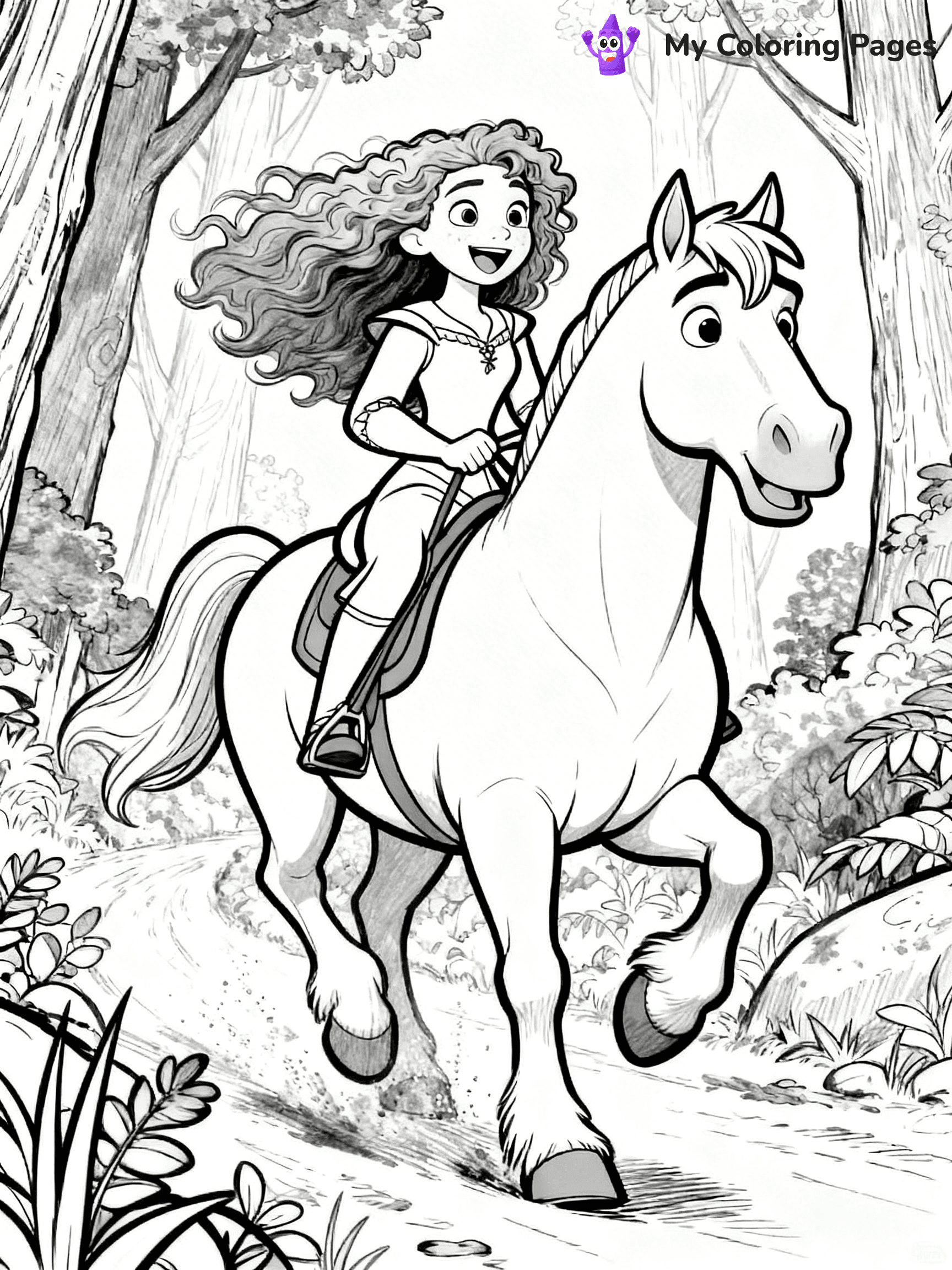 Brave Coloring Pages - 4