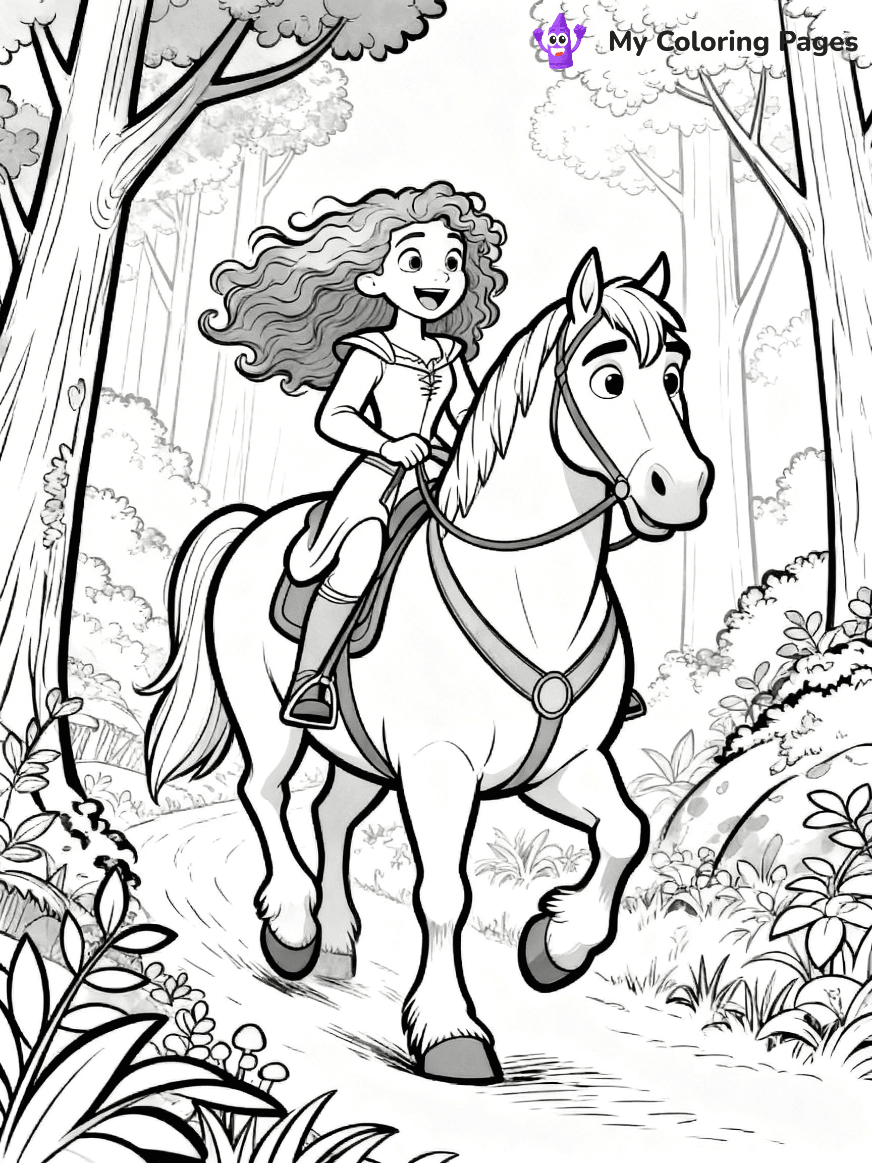 Brave Coloring Pages - 3