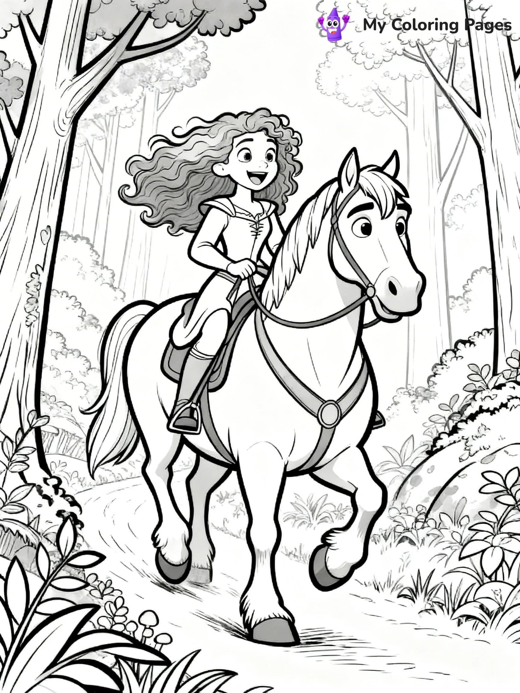 Brave Coloring Pages - 3