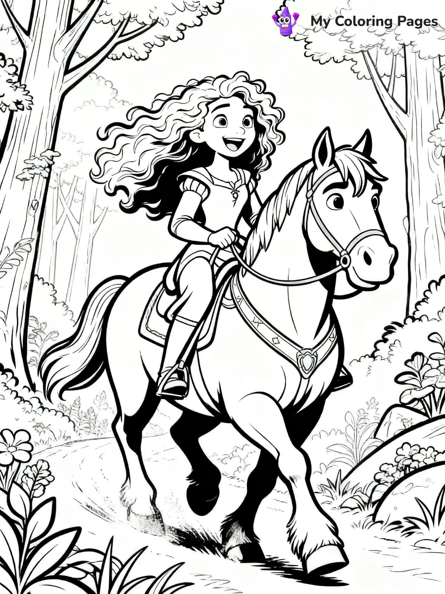 Brave Coloring Pages - 2