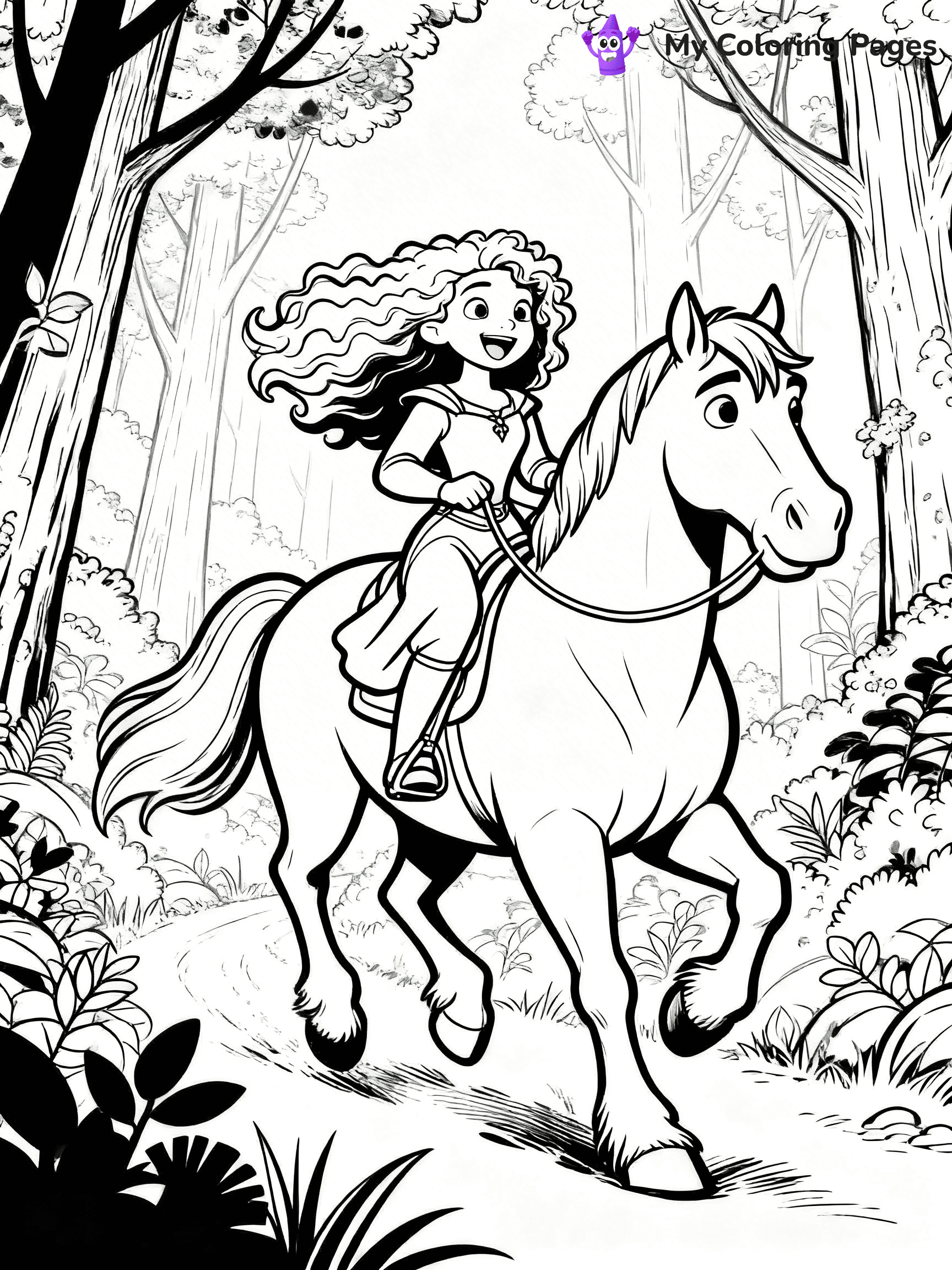 Brave Coloring Pages - 1