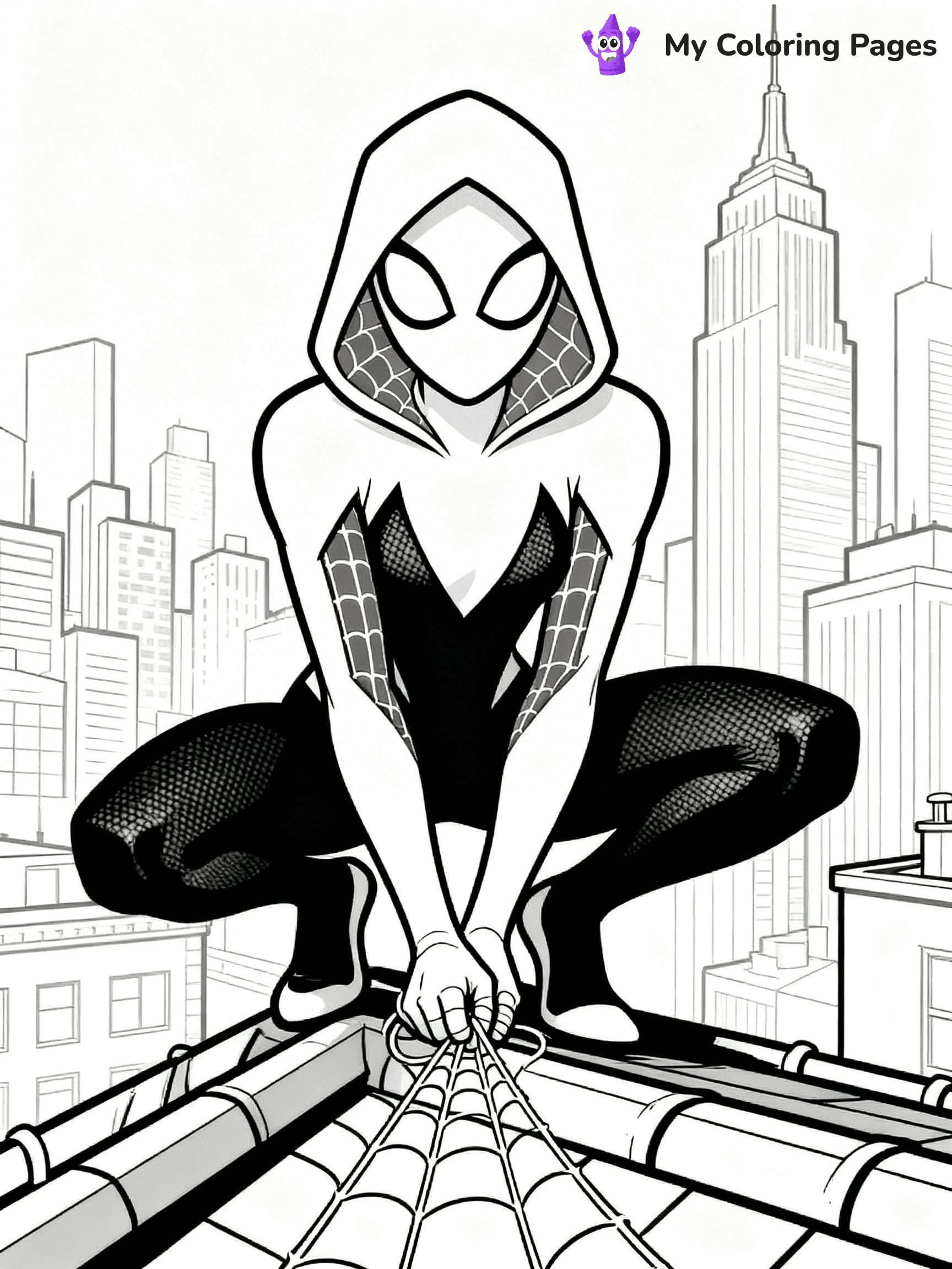 Spider Girl Coloring Pages - 29