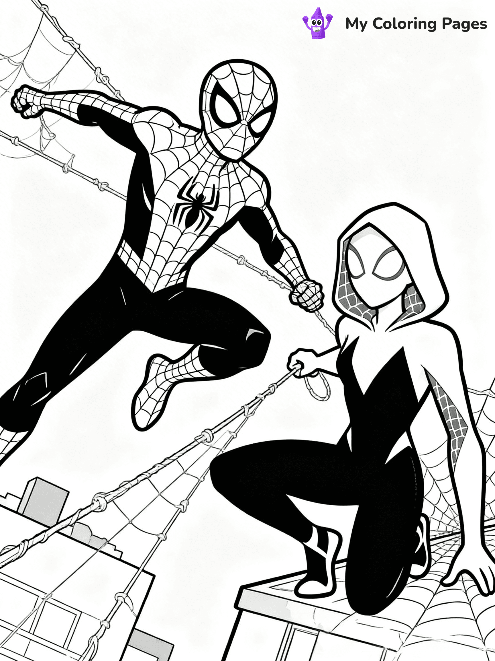 Spider Girl Coloring Pages - 14