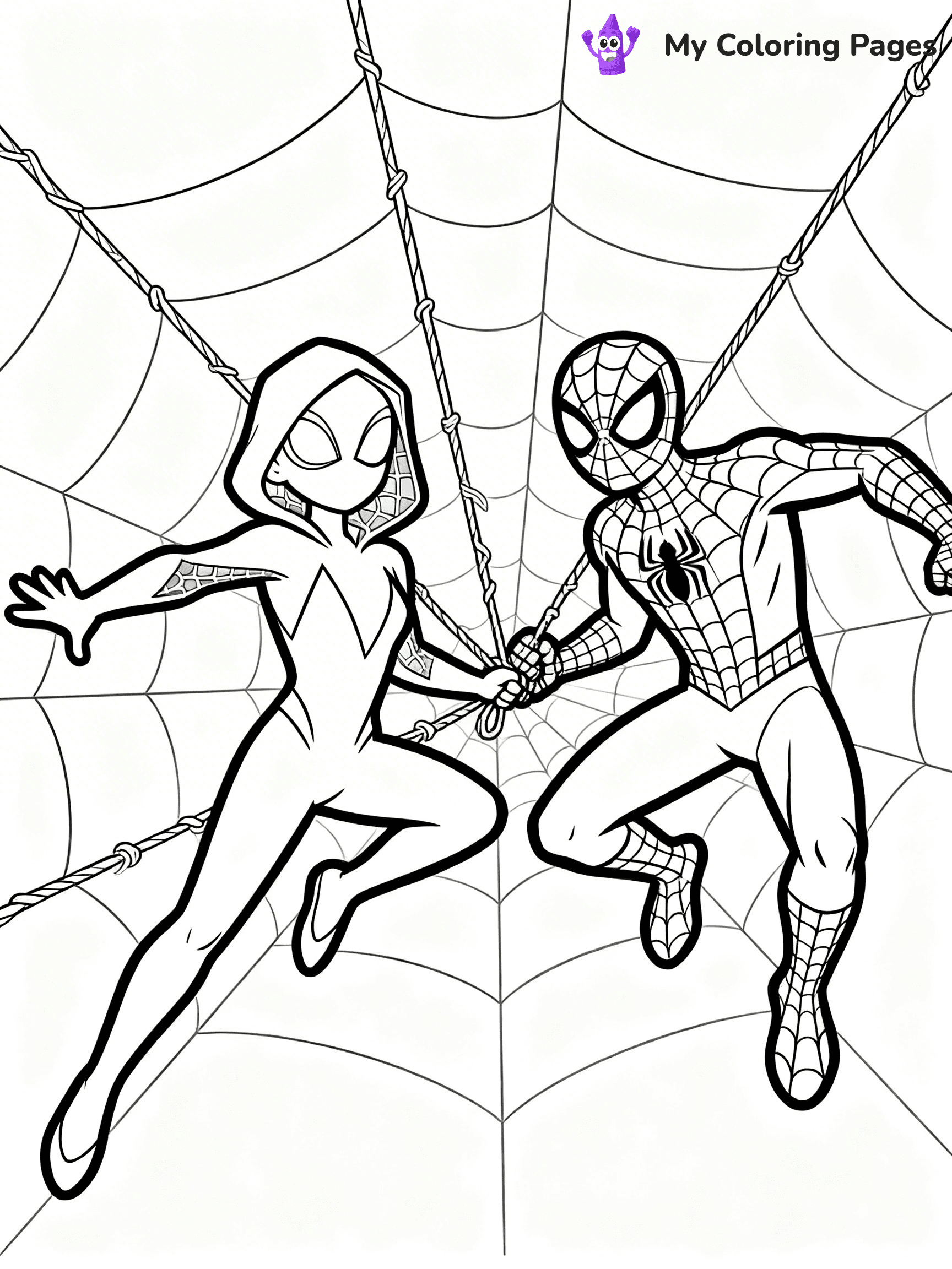 Spider Girl Coloring Pages - 13