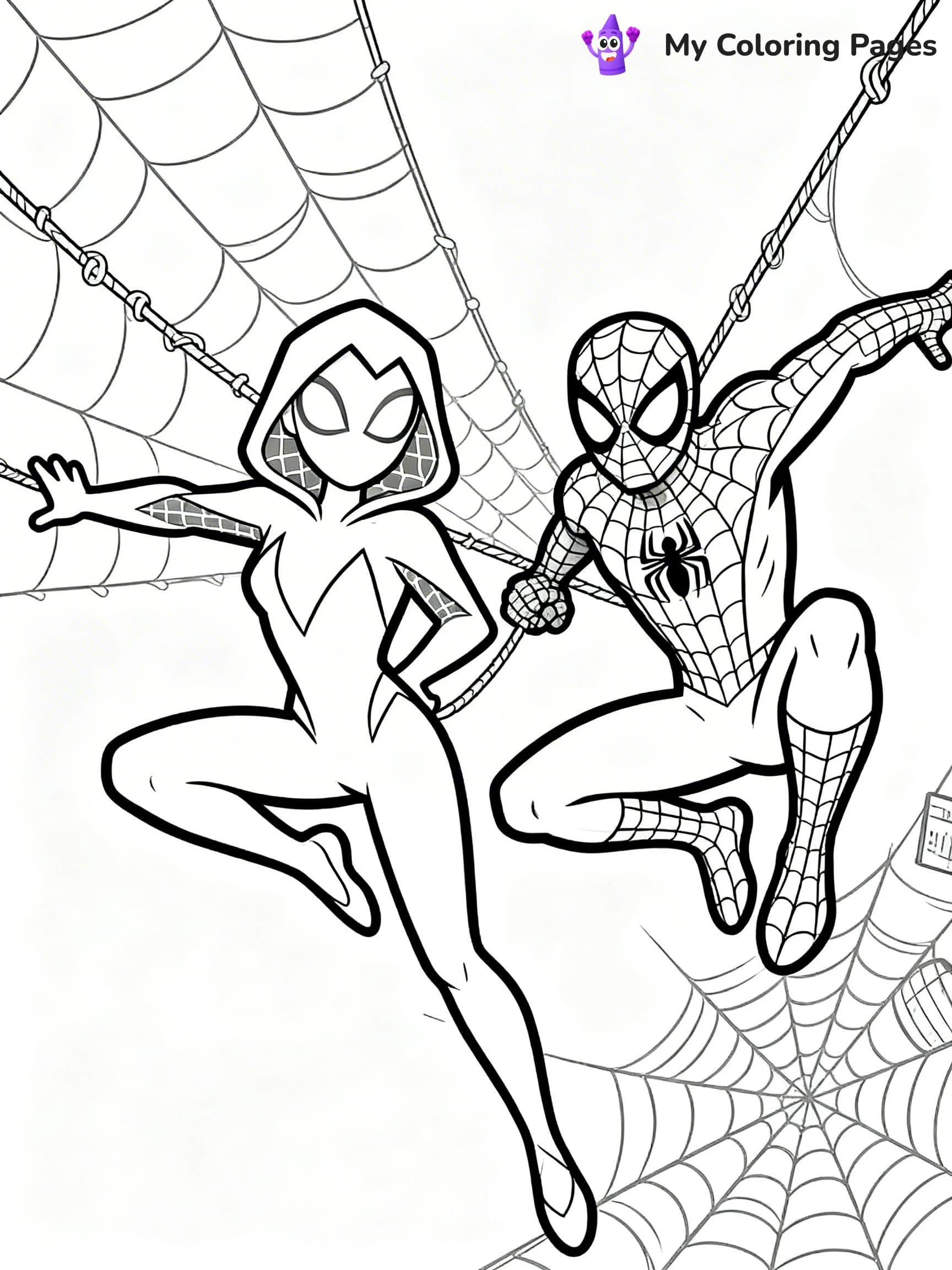 Spider Girl Coloring Pages - 11