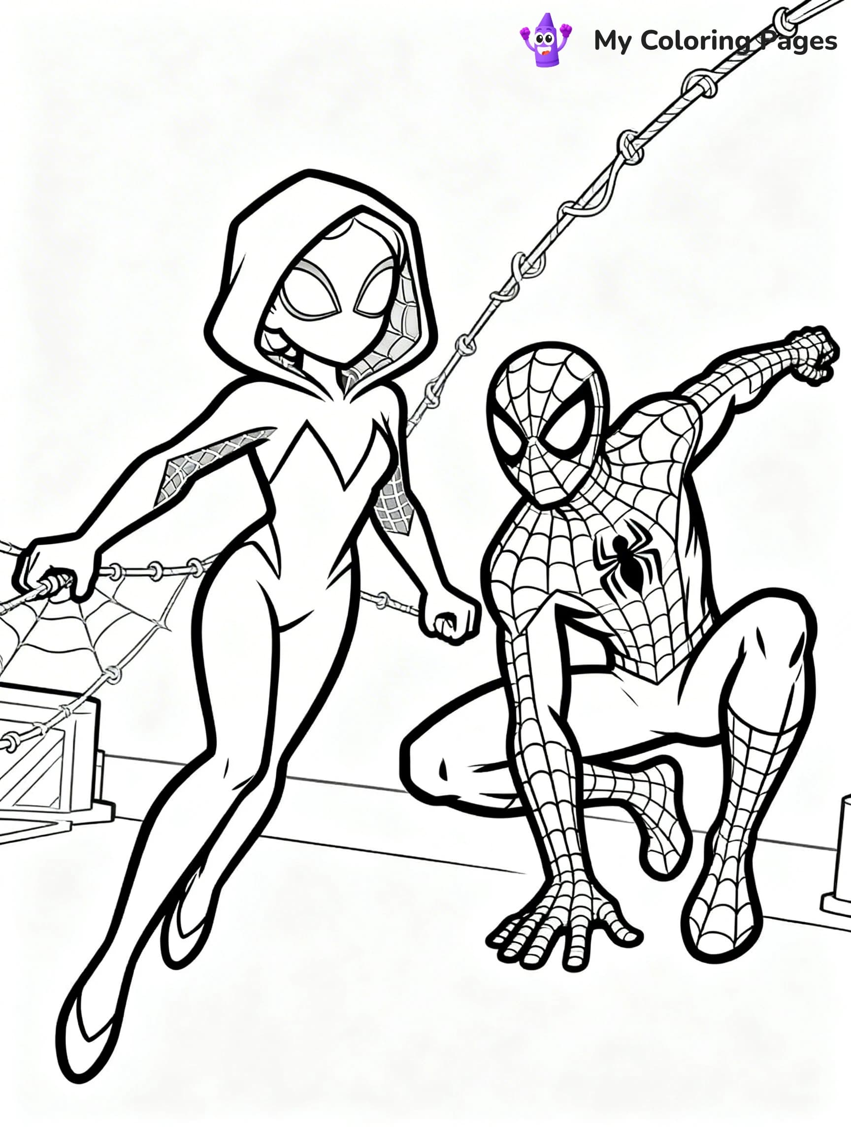 Spider Girl Coloring Pages - 10