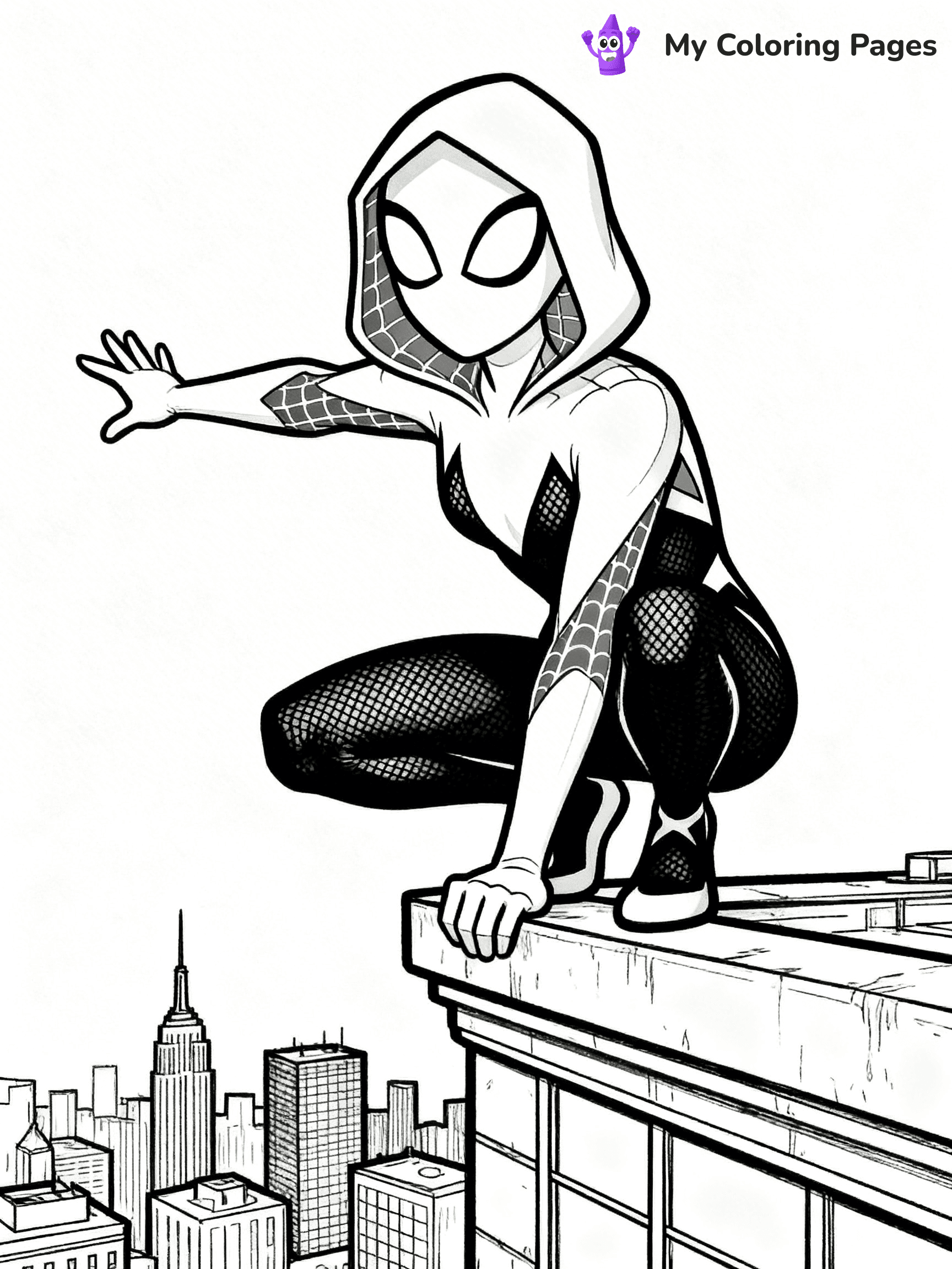 Spider Girl Coloring Pages - 5