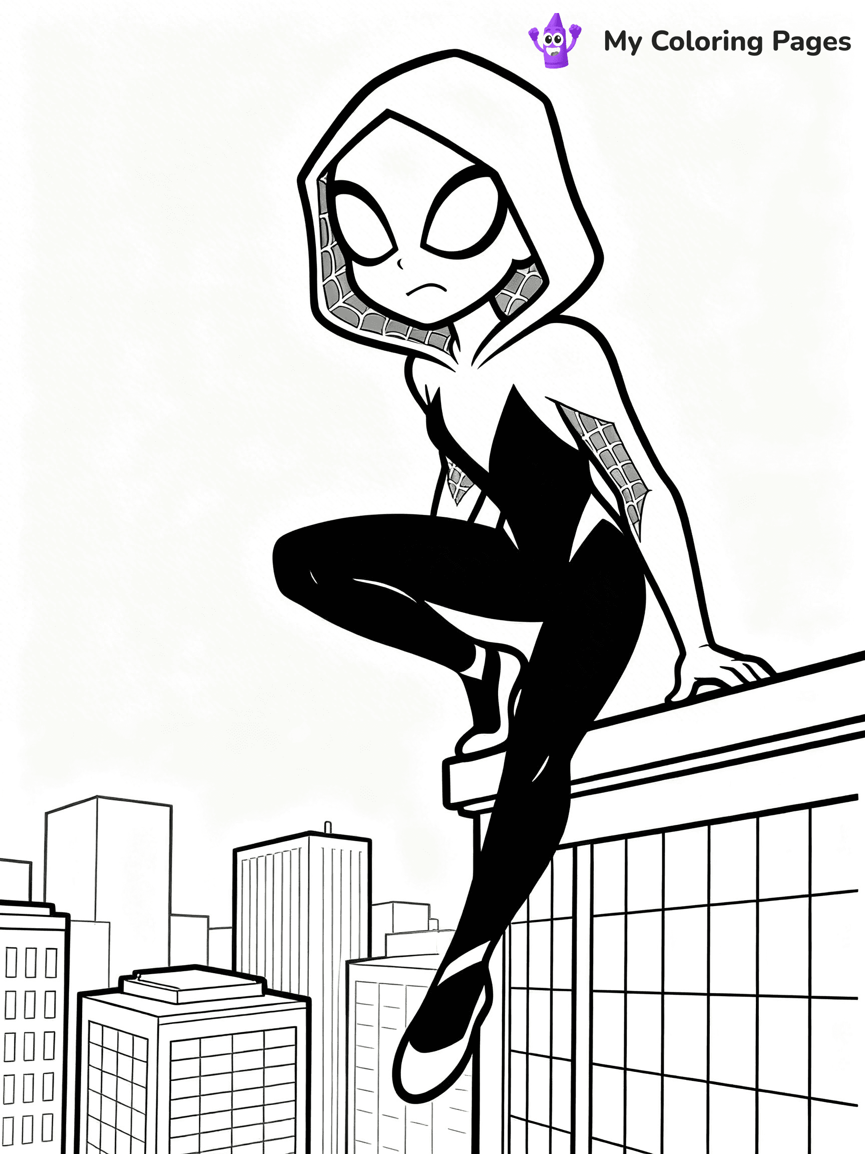 Spider Girl Coloring Pages - 3