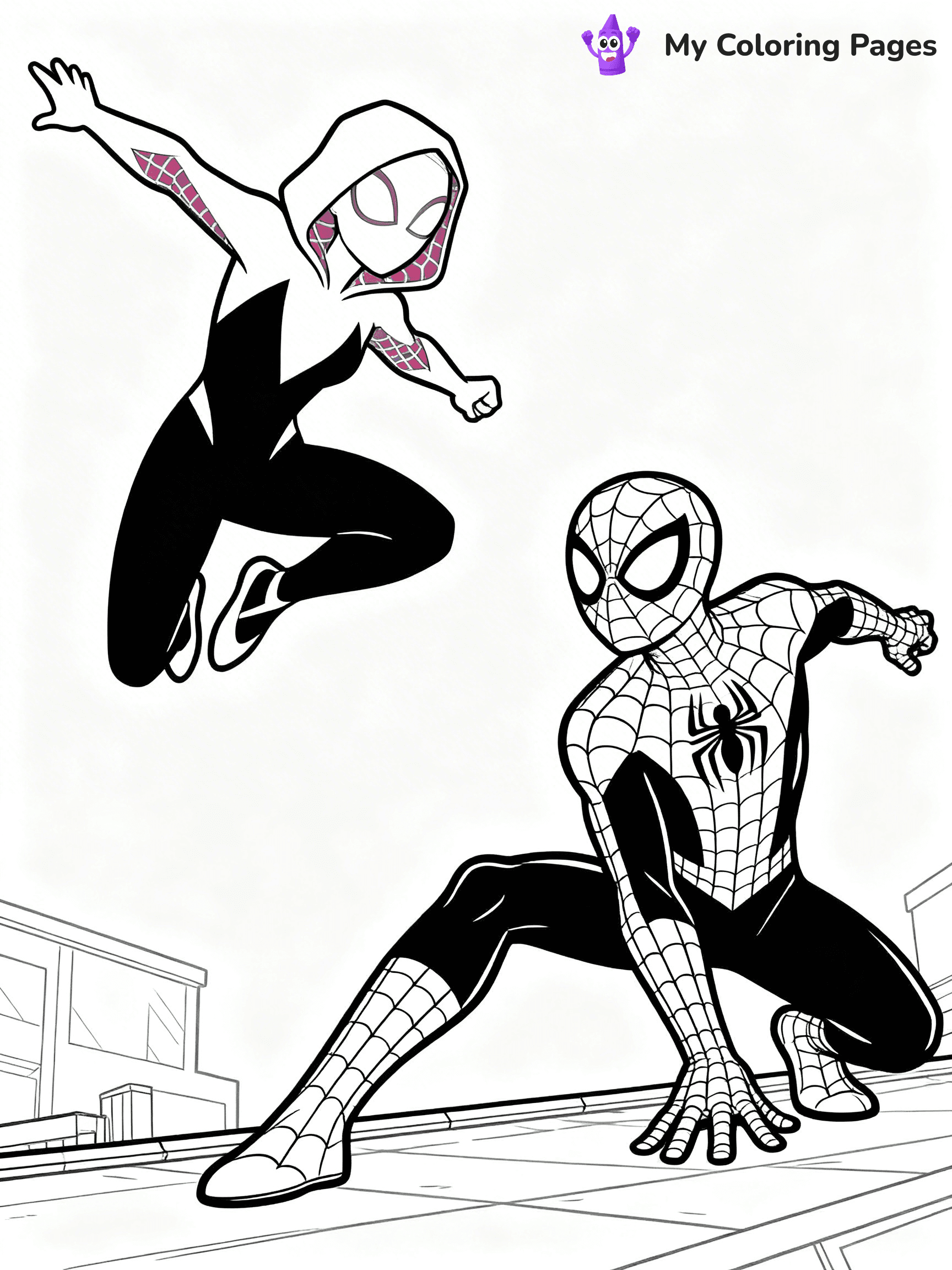 Spider Girl Coloring Pages - 2