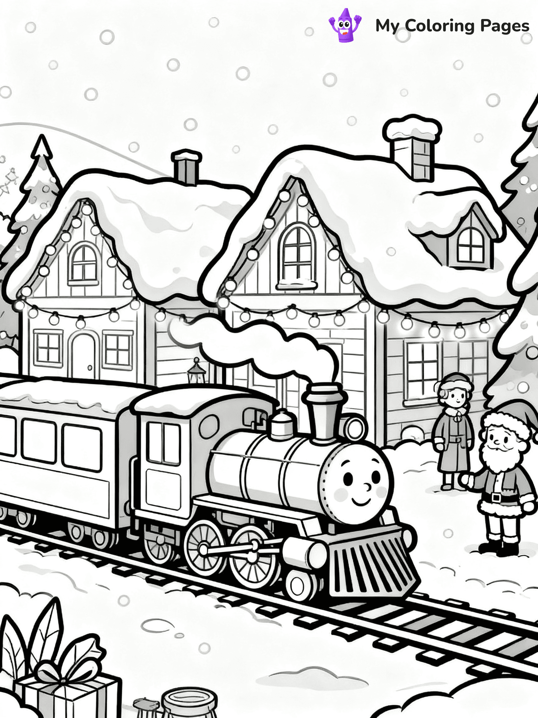 Polar Express Coloring Pages - 26