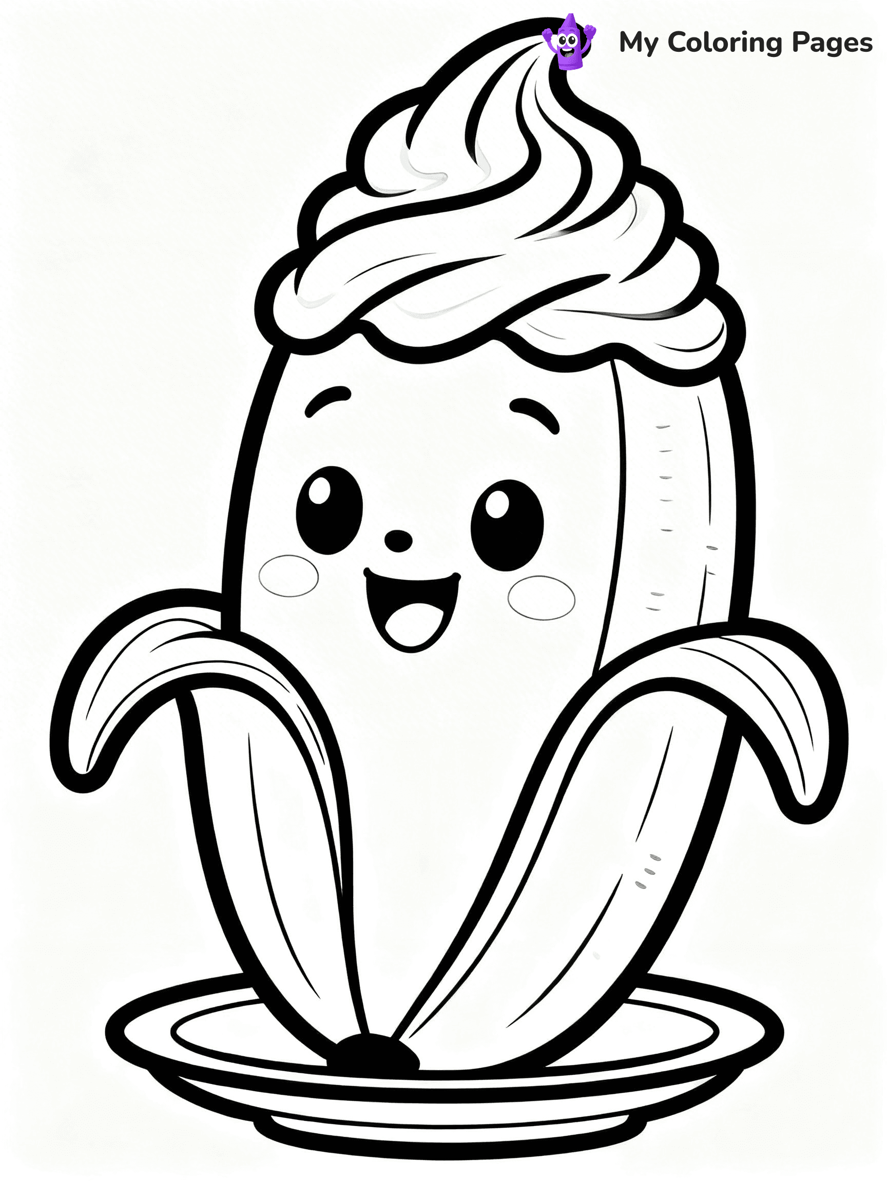 Banana Split Coloring Pages - 21