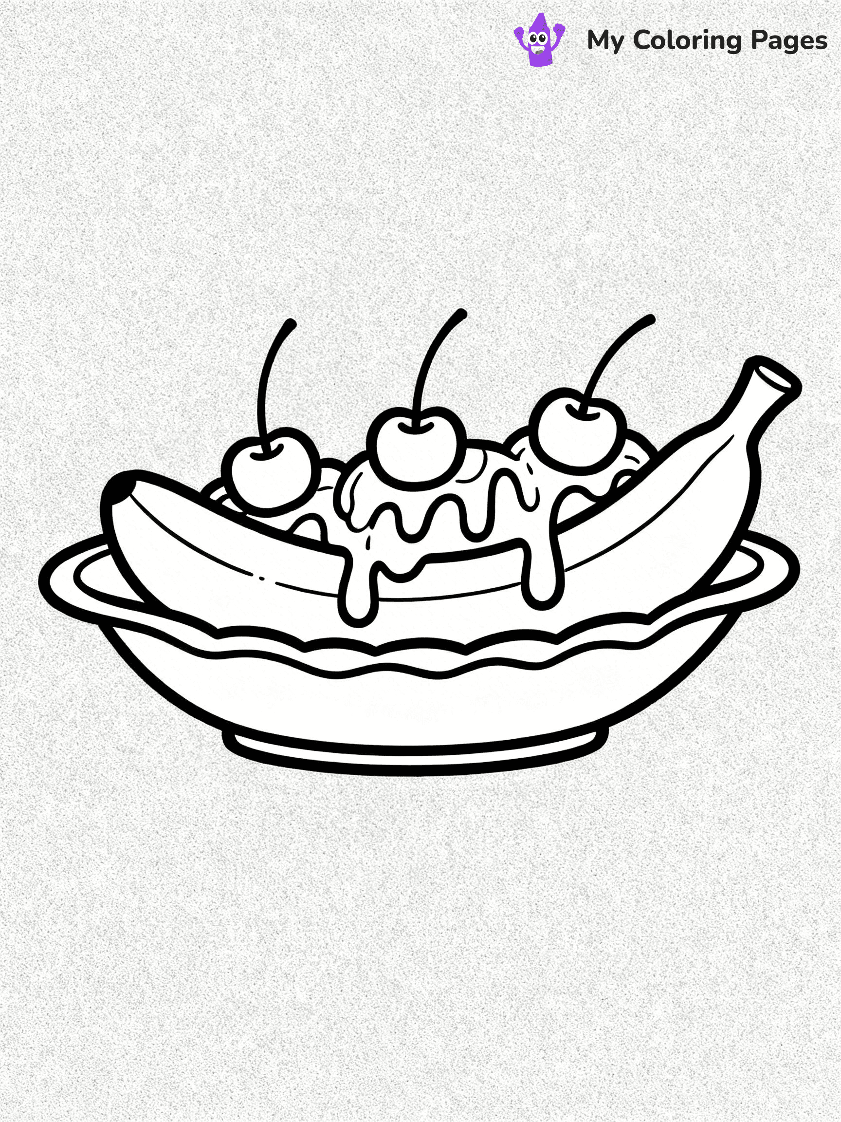 Banana Split Coloring Pages - 14